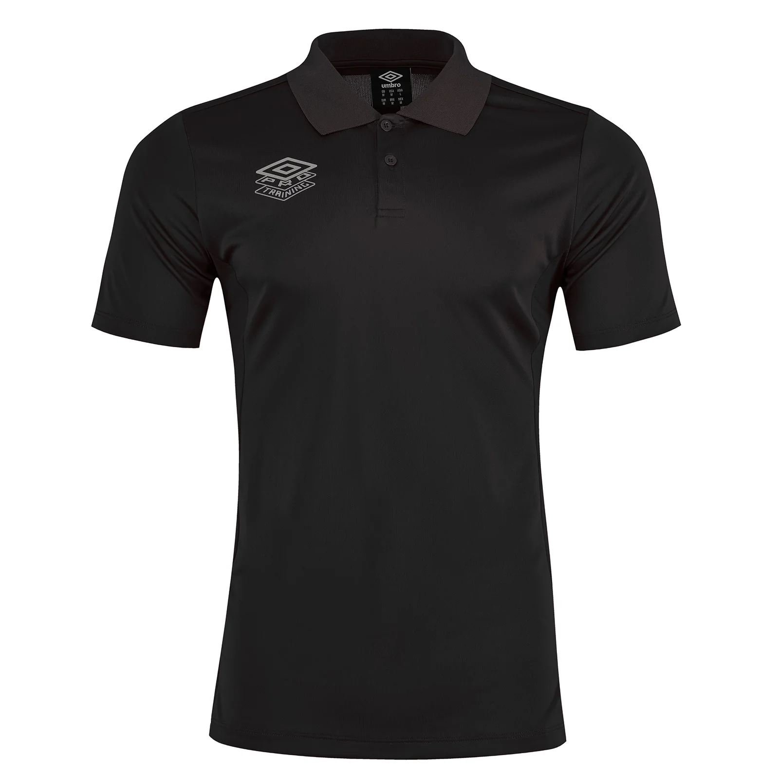 Umbro Pro Training Active Mens Short Sleeve Polo Shirt - Image 3