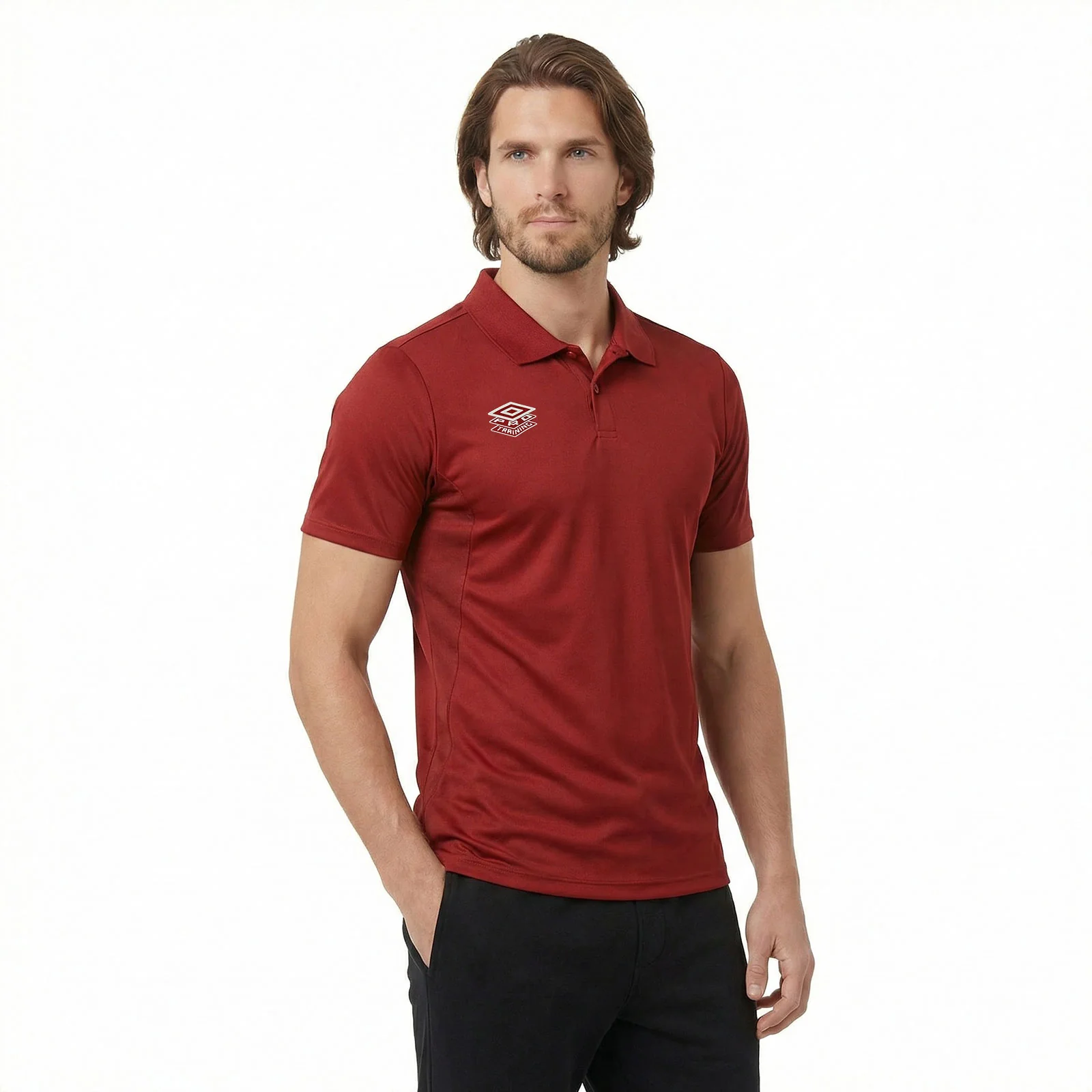 Umbro Pro Training Active Mens Short Sleeve Polo Shirt