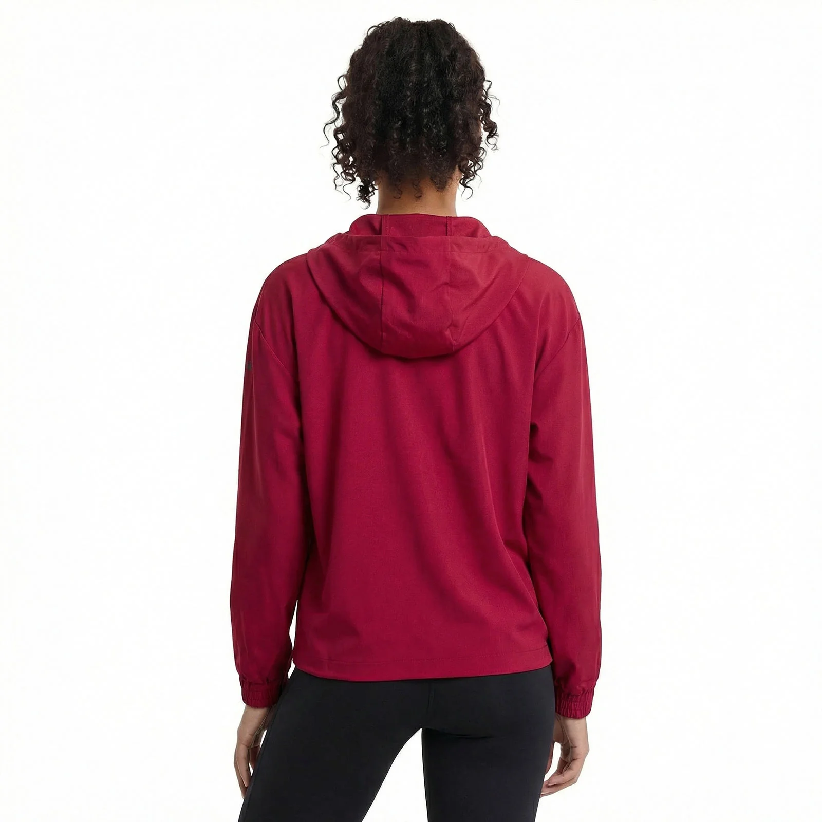 Umbro Pro Training Womens Full-Zip Windbreaker Hood Jacket - Image 2