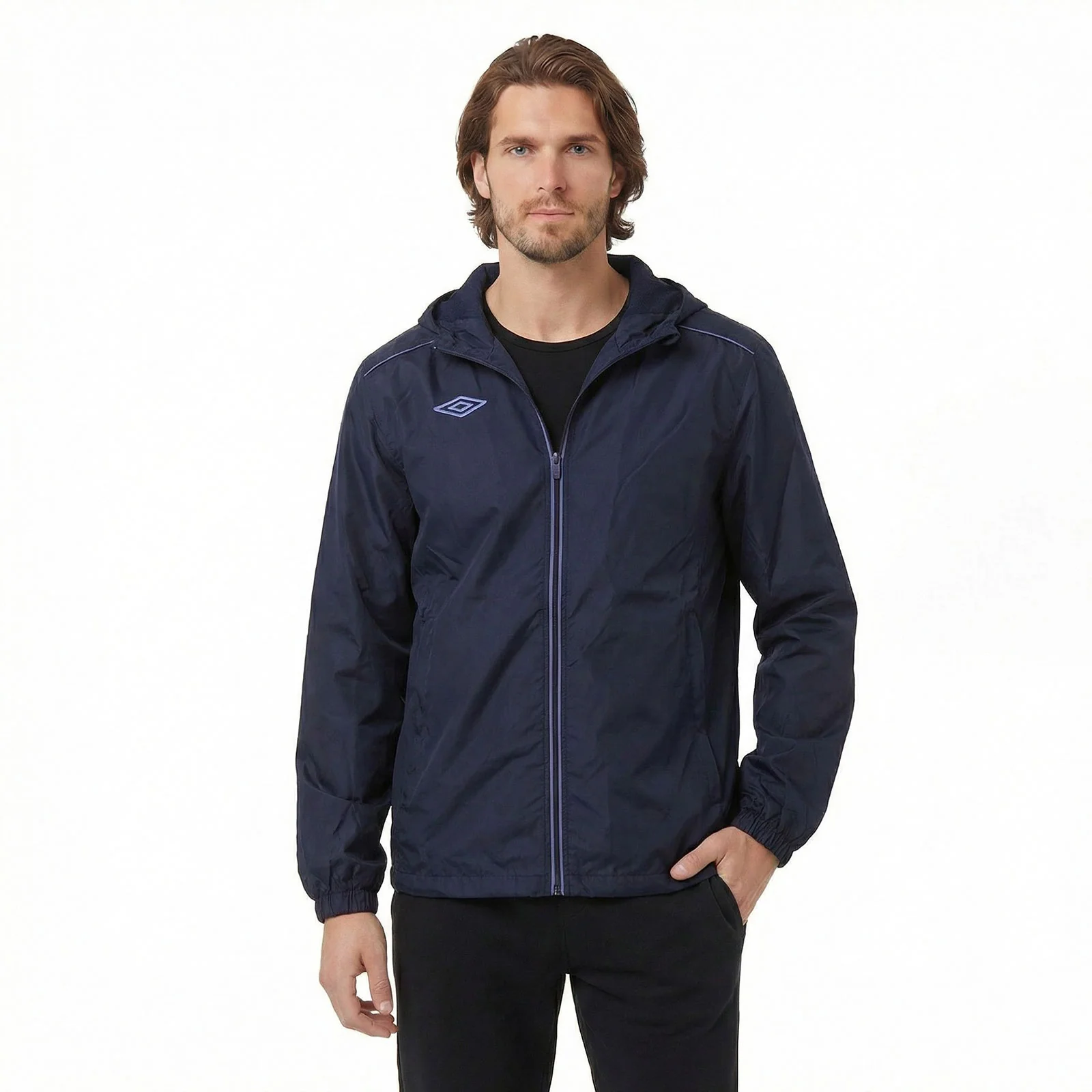 Umbro Roberto Mens Regular-Fit Lightweight Shower Jacket