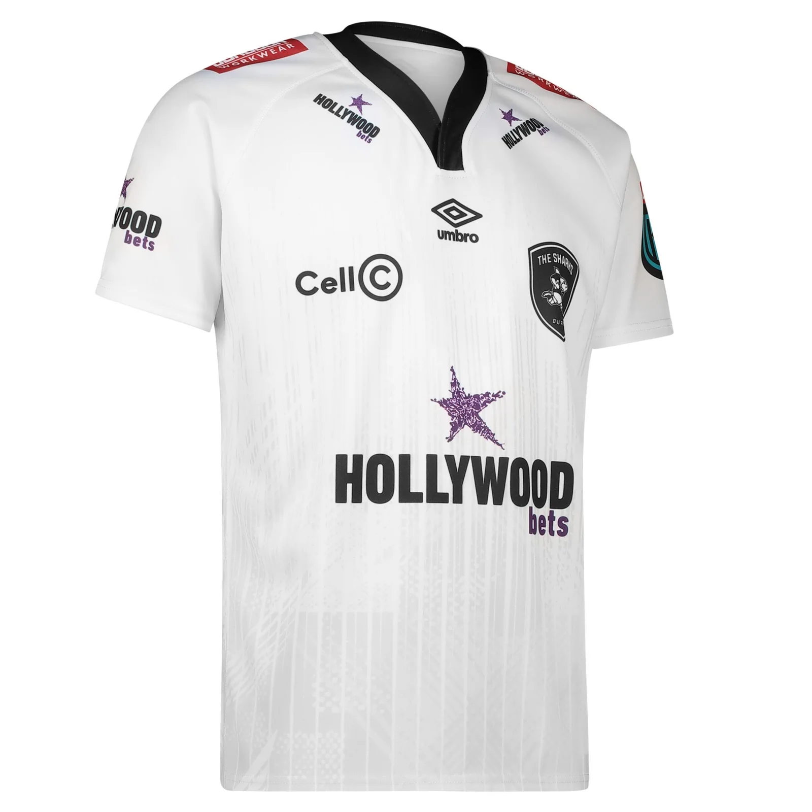 Umbro Sharks Rugby 2024 Adults Short Sleeve Away Jersey - Image 3