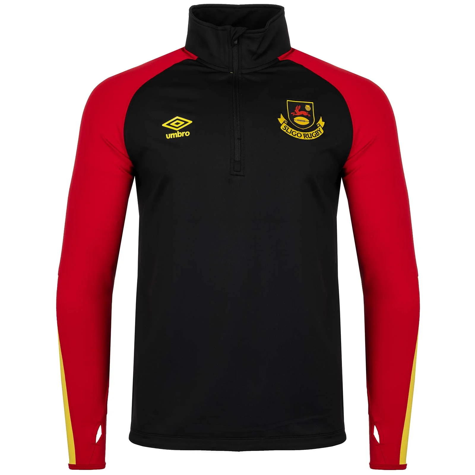 Umbro Sligo Rugby 2025/26 Mens Quarter-Zip Midlayer Top