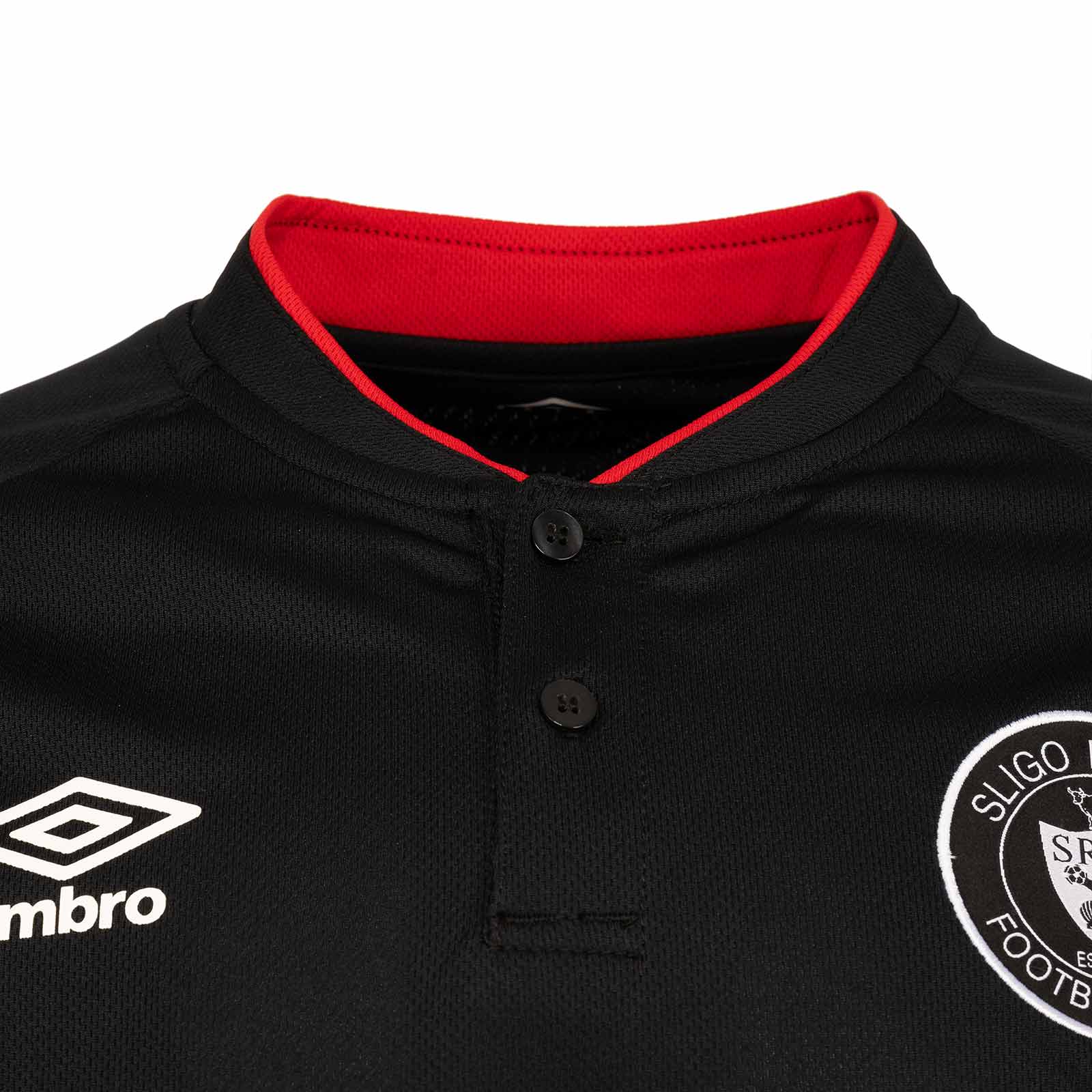 Umbro Sligo Rovers Football 2025 Mens Media Polo Shirt - Image 4