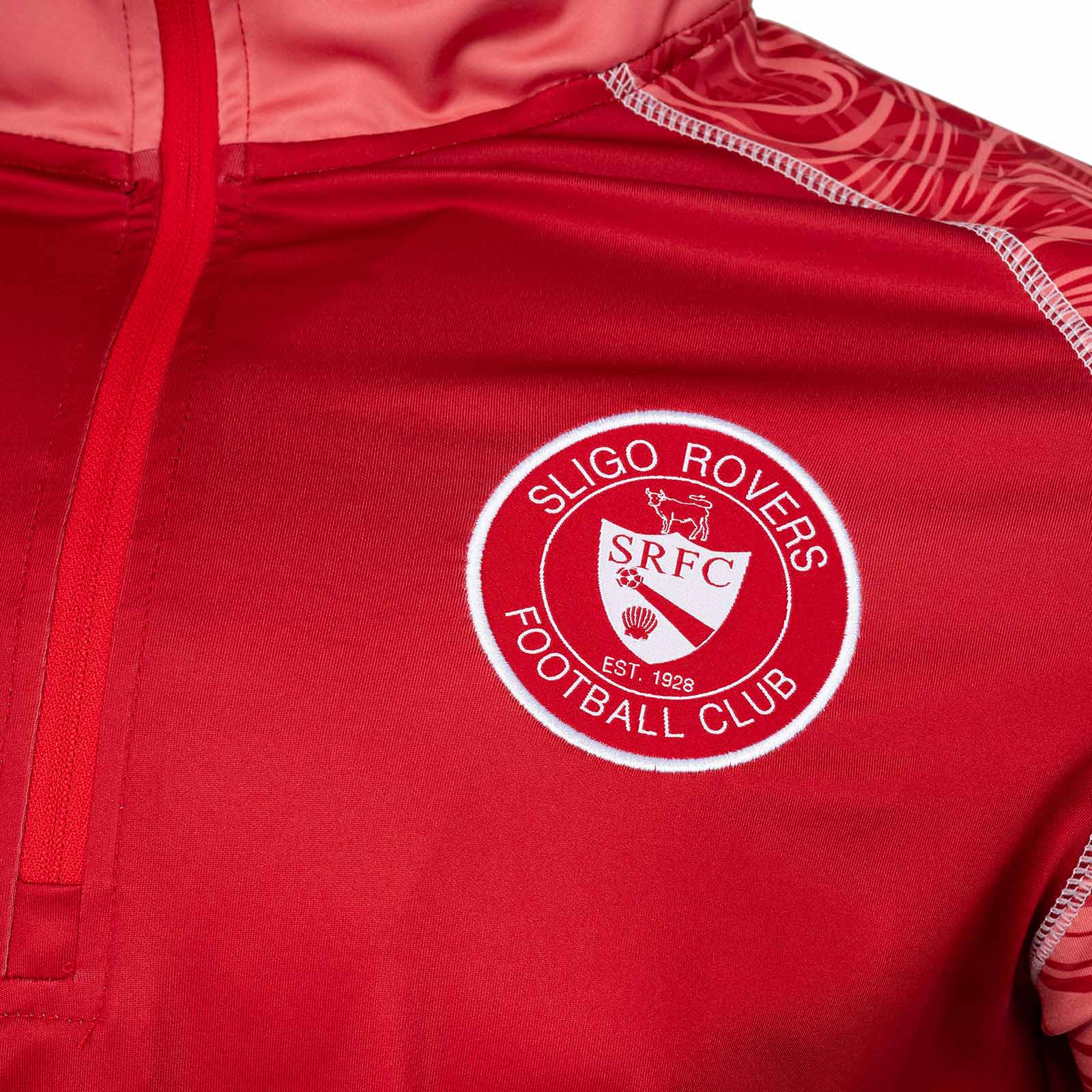Umbro Sligo Rovers Football 2025 Mens Half-Zip Warm Up Top - Image 3
