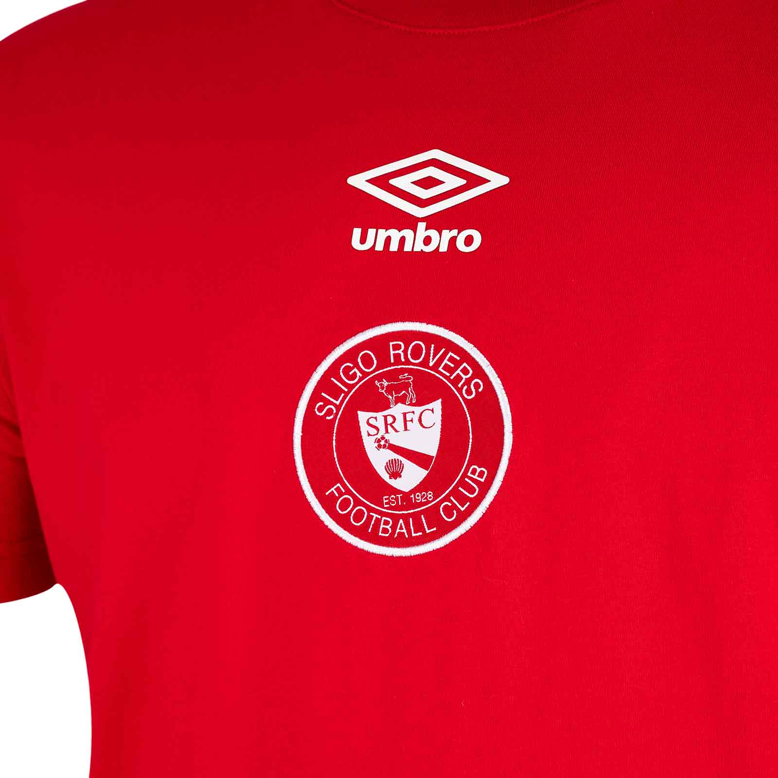 Umbro Sligo Rovers Football 2026 Mens Short Sleeve T-Shirt - Image 4