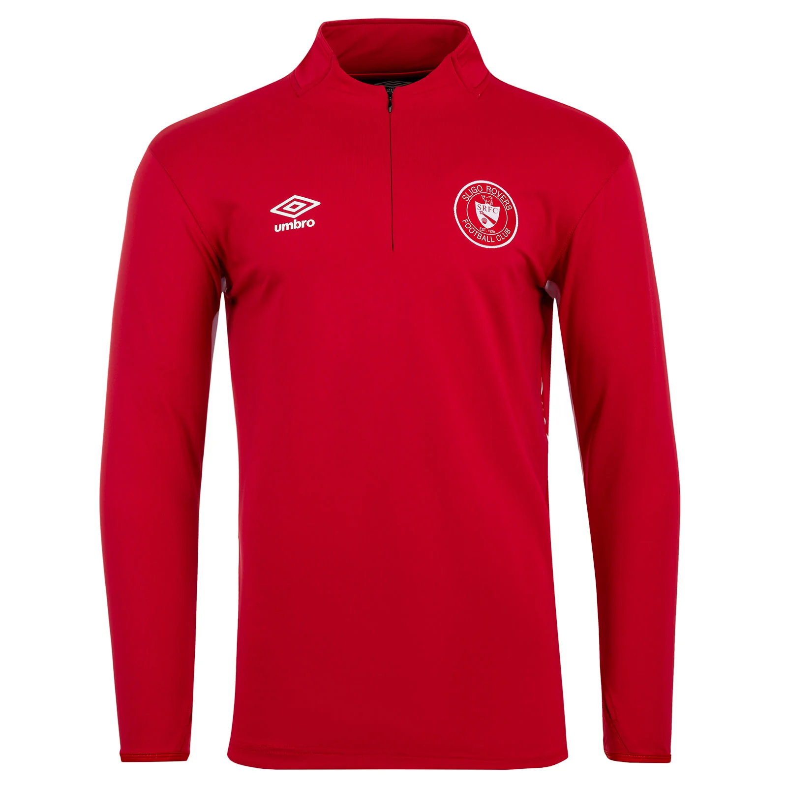 Umbro Sligo Rovers Football 2026 Kids Half-Zip Mid-Layer Top