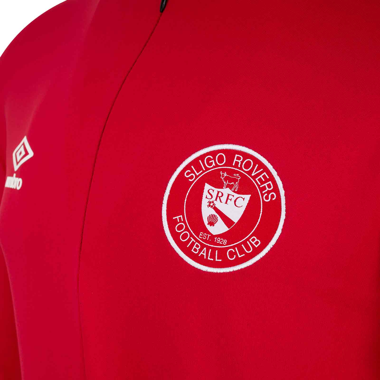 Umbro Sligo Rovers Football 2026 Kids Half-Zip Mid-Layer Top - Image 4