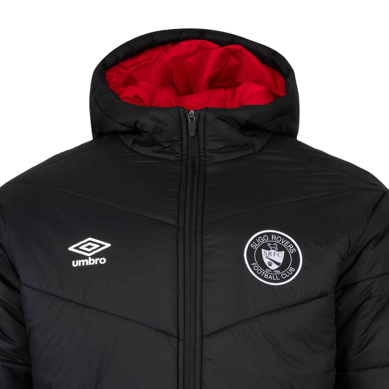 Umbro Sligo Rovers Football 2026 Kids Full-Zip Padded Jacket - Image 3