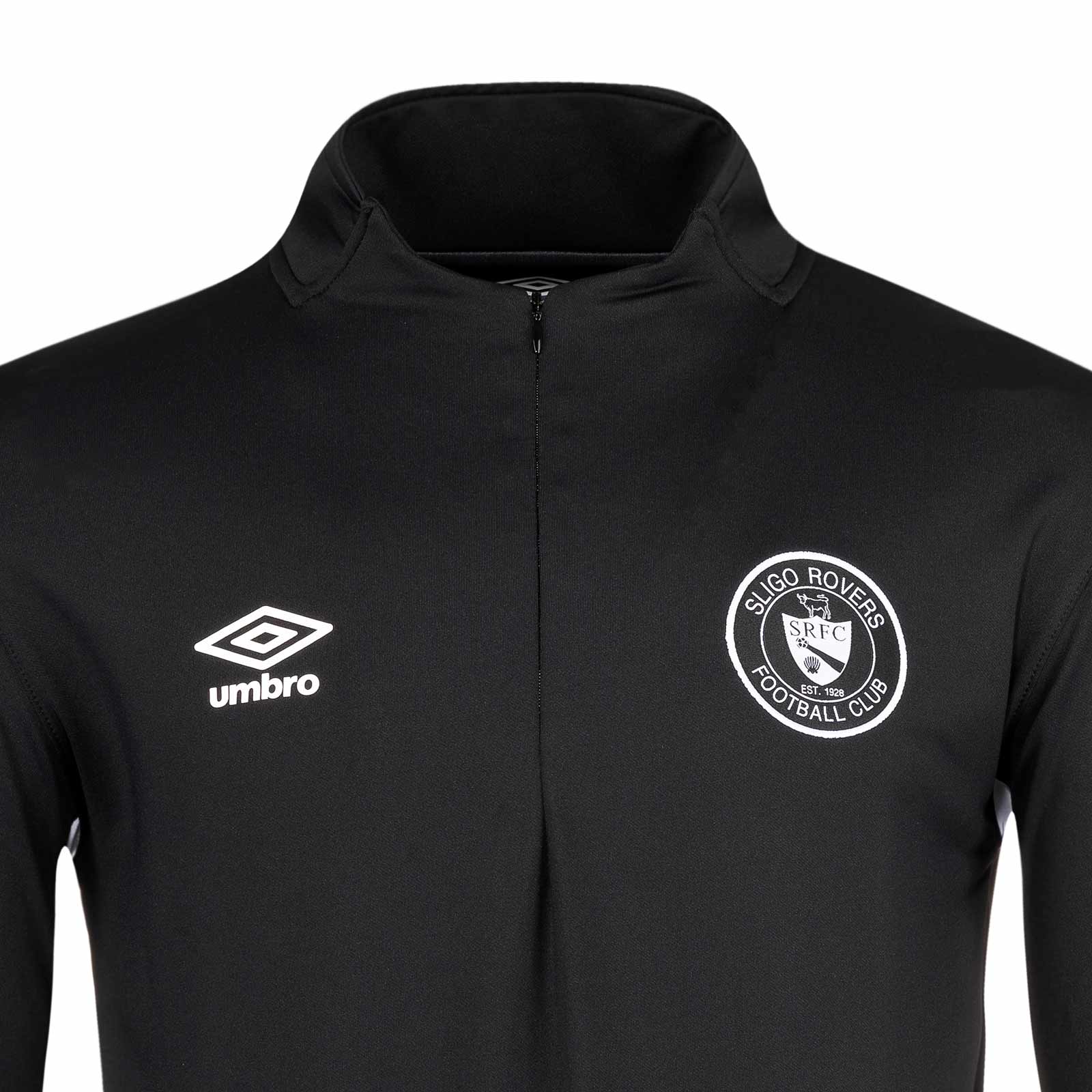 Umbro Sligo Rovers Football 2026 Mens Half-Zip Mid-Layer Top - Image 3