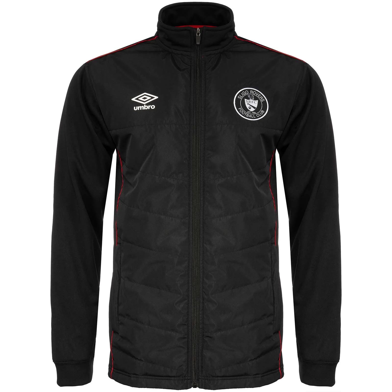 Umbro Sligo Rovers Football 2025 Kids Full-Zip Hybrid Jacket