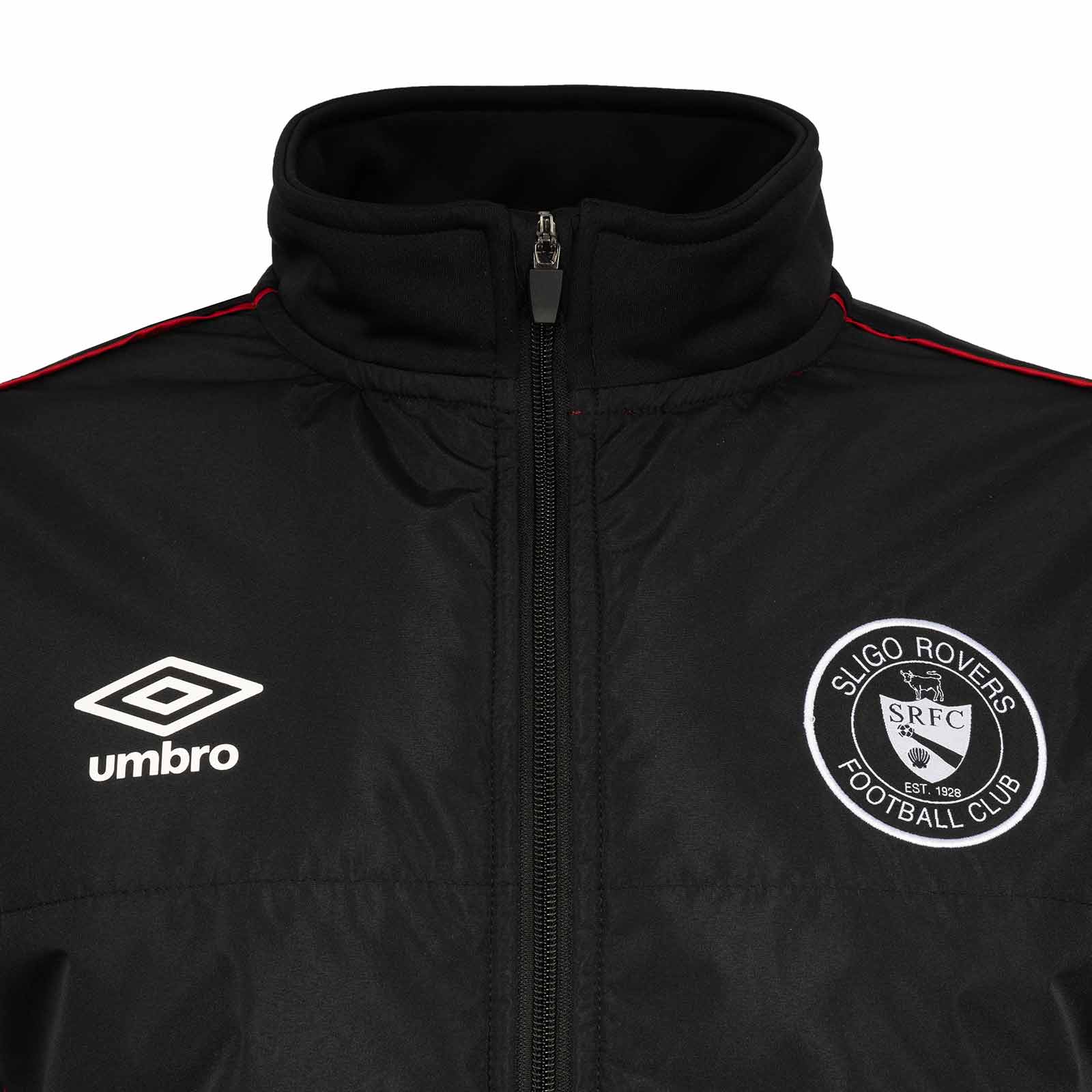 Umbro Sligo Rovers Football 2025 Kids Full-Zip Hybrid Jacket - Image 3