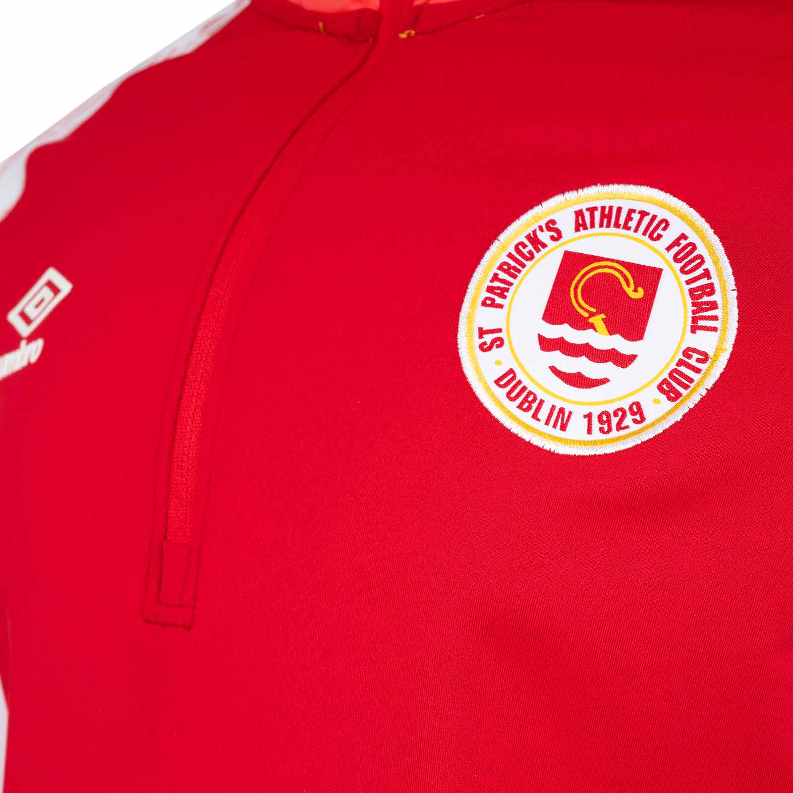 Umbro St Patricks Athletic Football Club 2025 Half-Zip Warm Up Top - Image 3