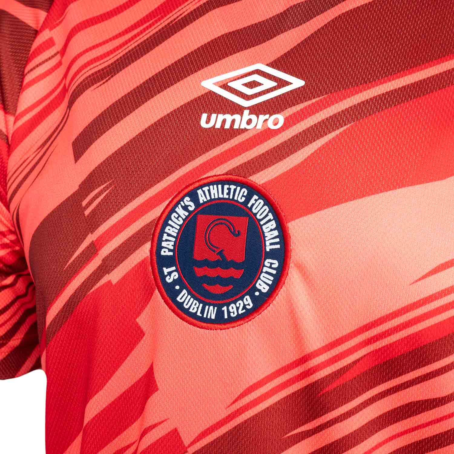 Umbro St Patricks Athletic Football Club Euro 2025 Mens Warm Up Jersey - Image 4