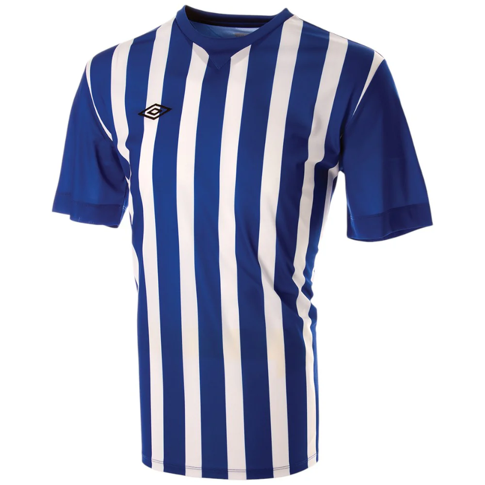 Umbro Striped Knit Short Sleeved Football Training Jersey