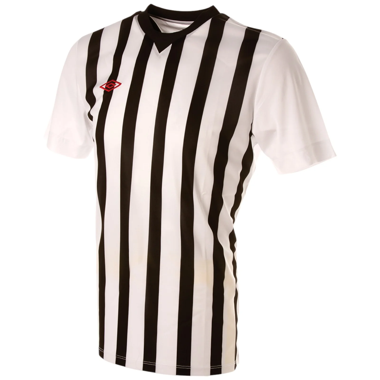 Umbro Striped Knit Short Sleeved Football Training Jersey