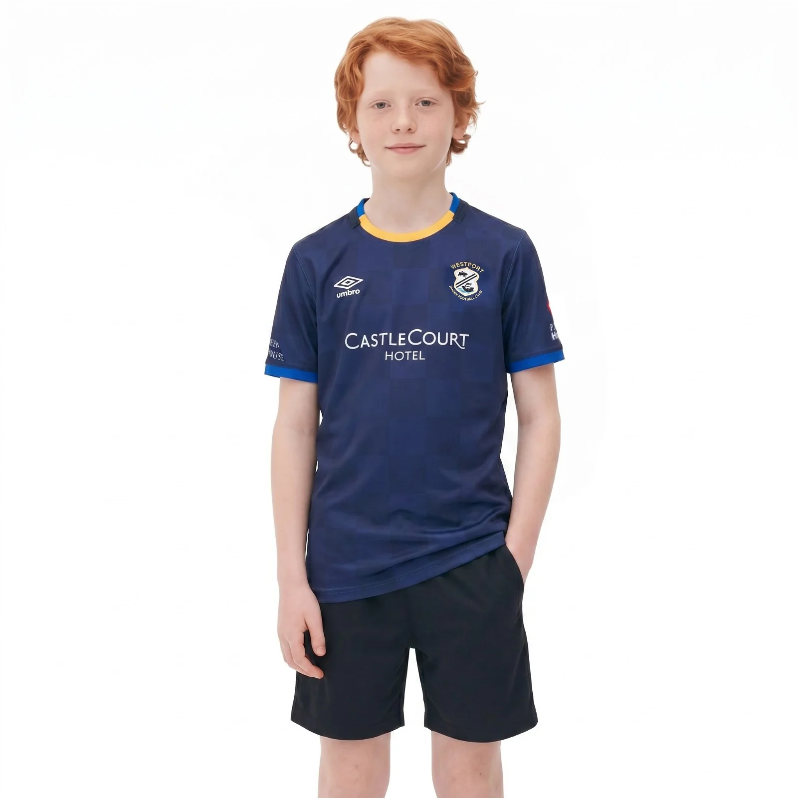 Umbro Westport Rugby Club Kids Short Sleeve Warm-Up Jersey