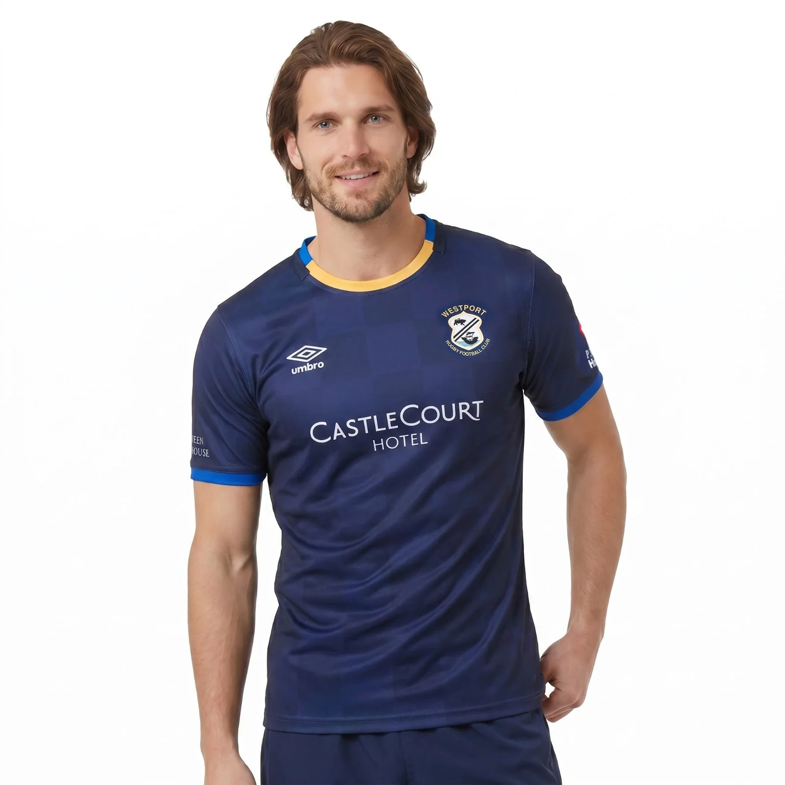 Umbro Westport Rugby Club Adults Short Sleeve Warm-Up Jersey