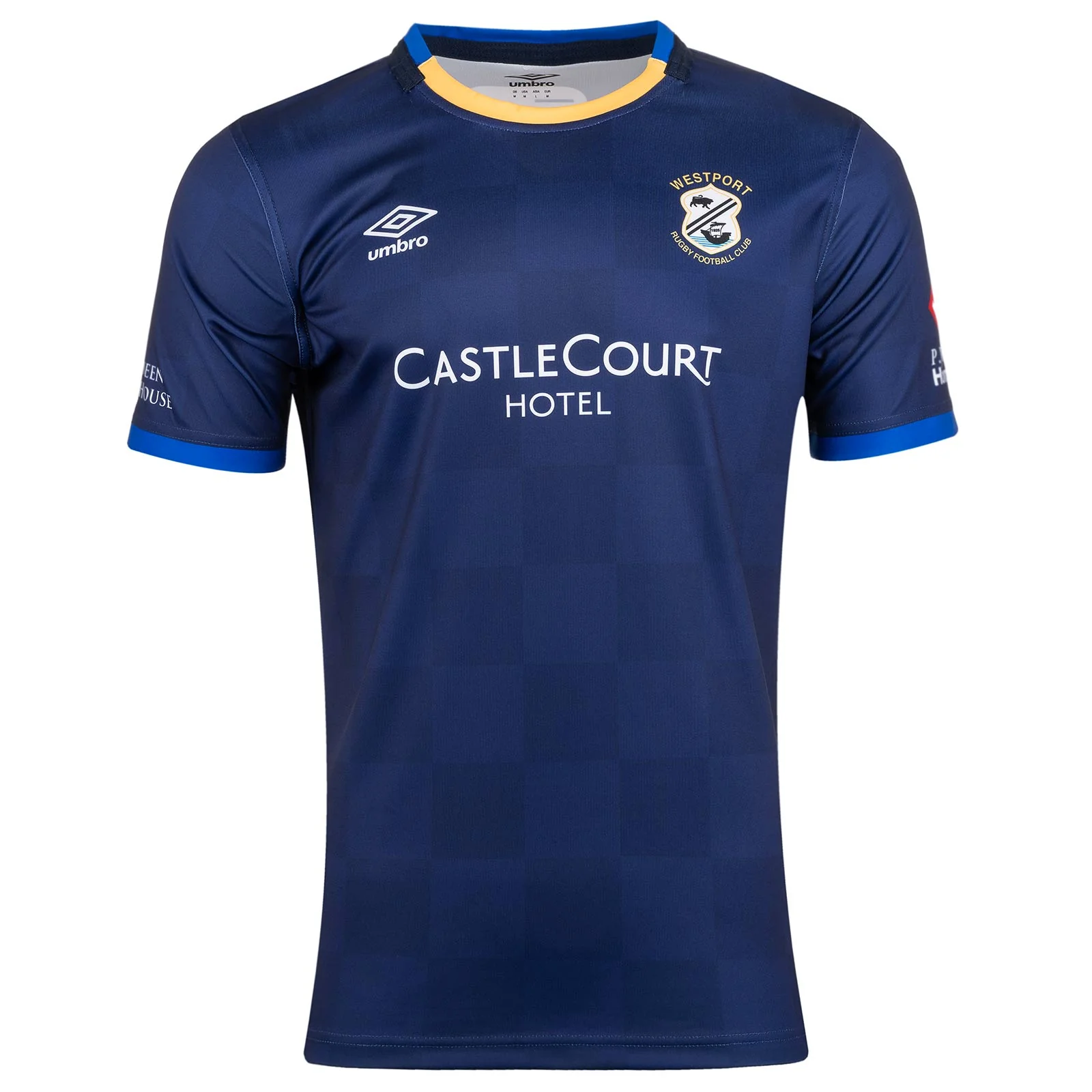 Umbro Westport Rugby Club Adults Short Sleeve Warm-Up Jersey - Image 3