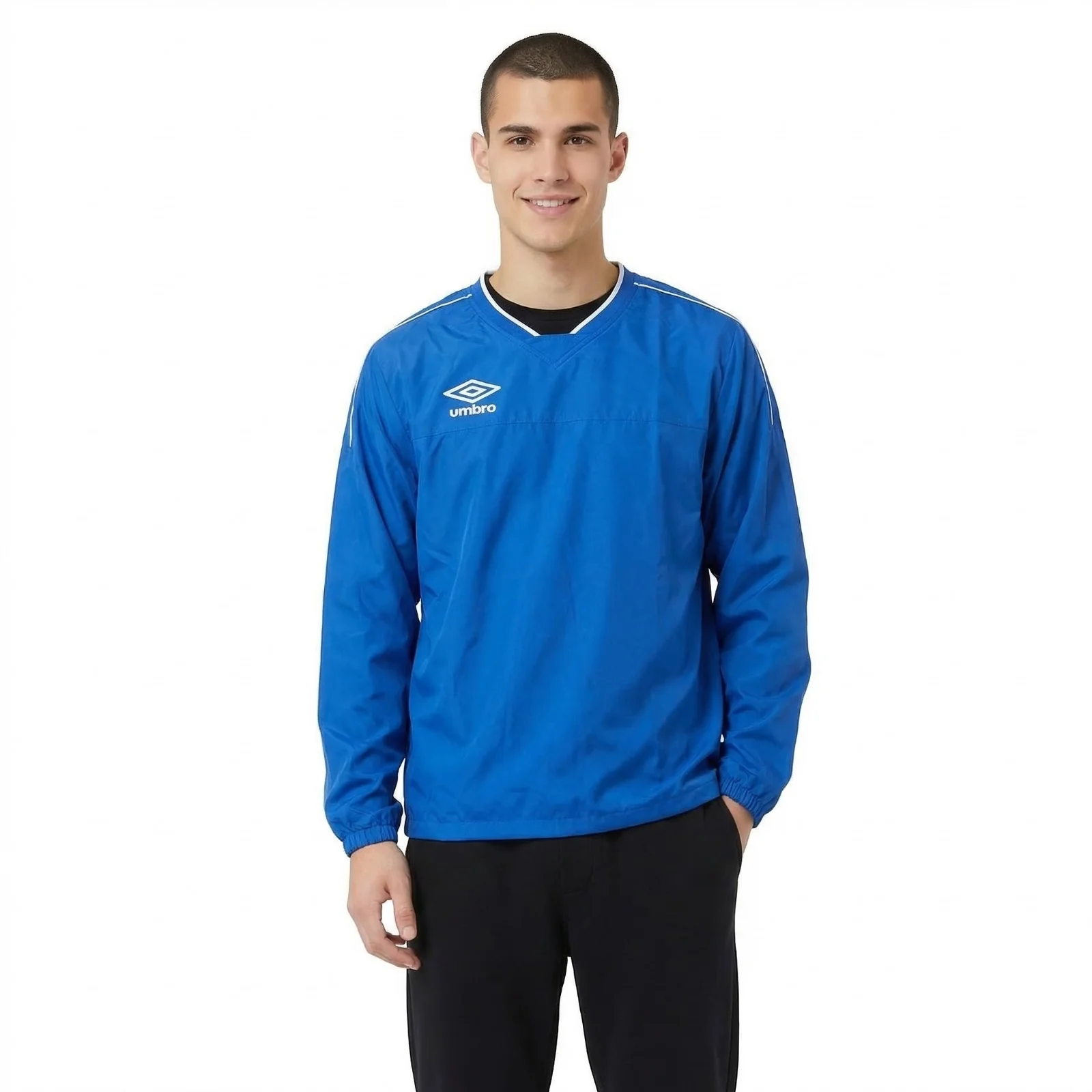 Umbro Mens Long Sleeved Mesh Windbreaker Training Jacket