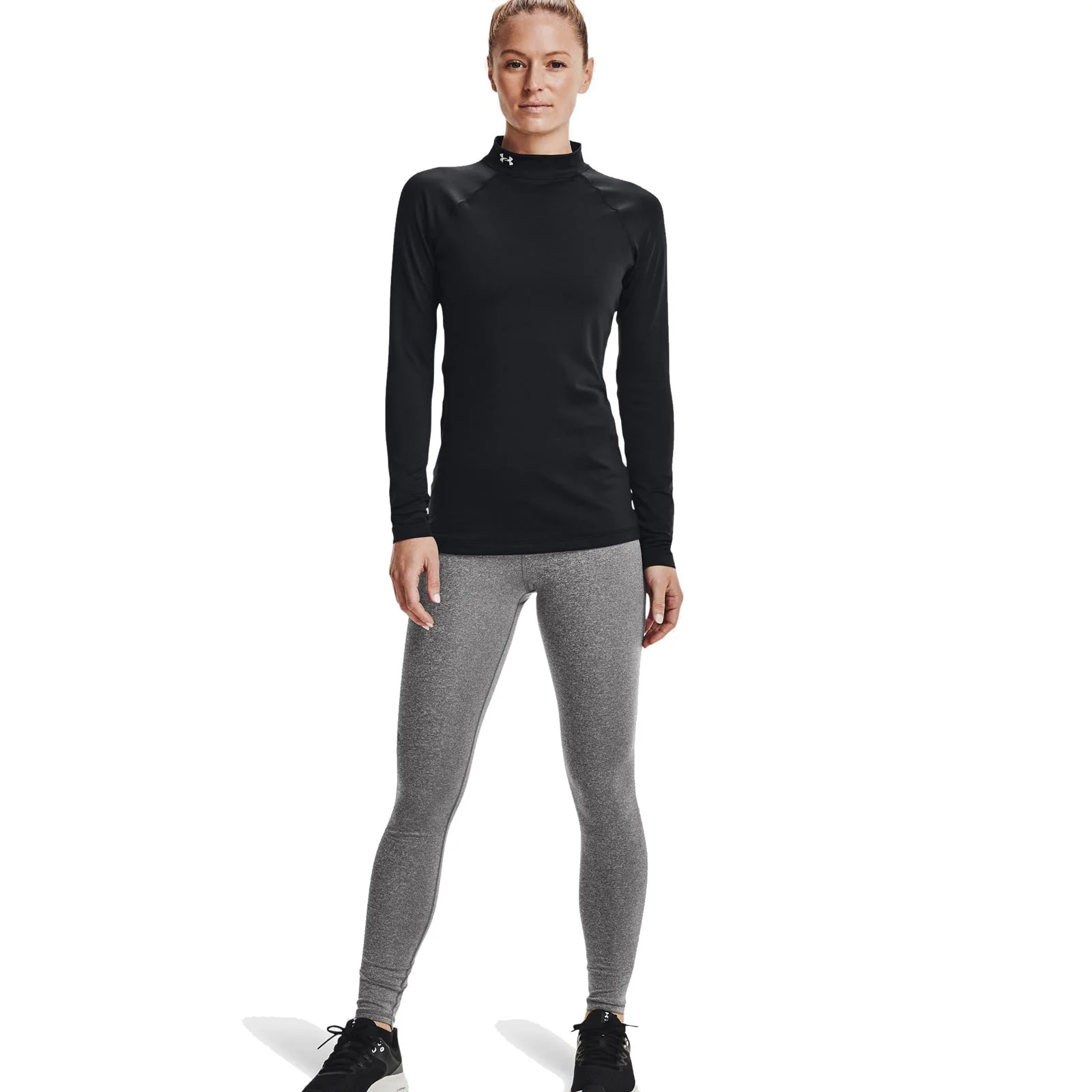 Under Armour ColdGear Authentics Mockneck Womens Top - Image 6