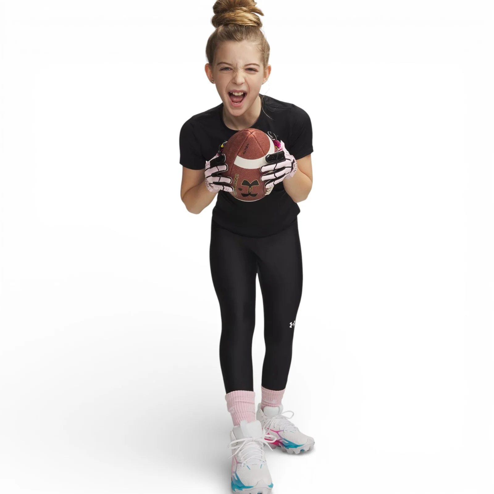 Under Armour HeatGear® Stretch Girls Leggings - Image 3