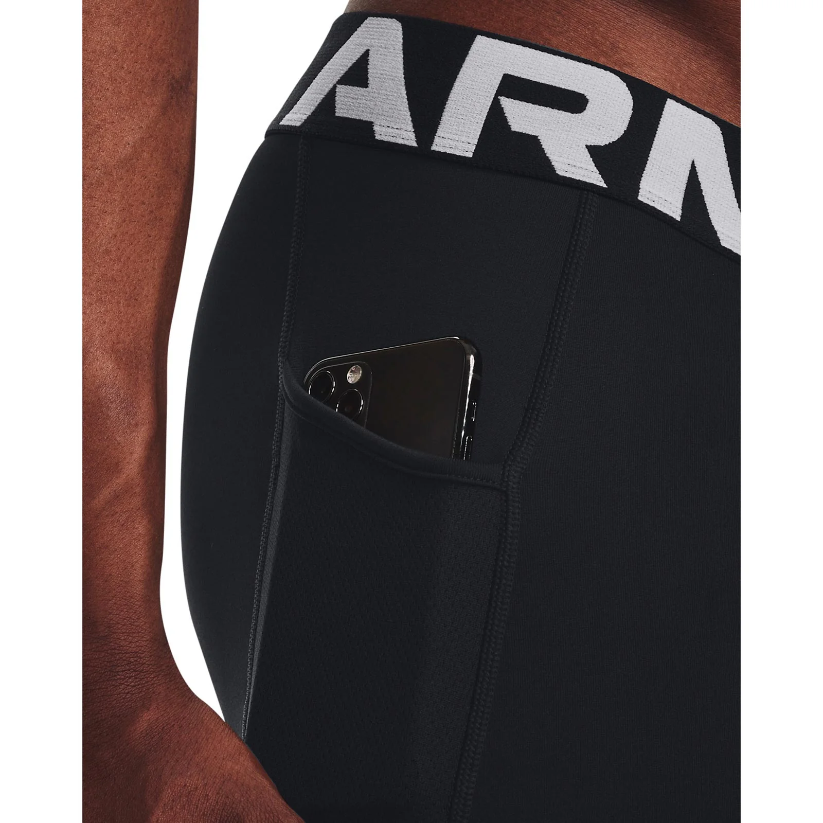 Under Armour Mens CG Armour Leggings Black - Image 5