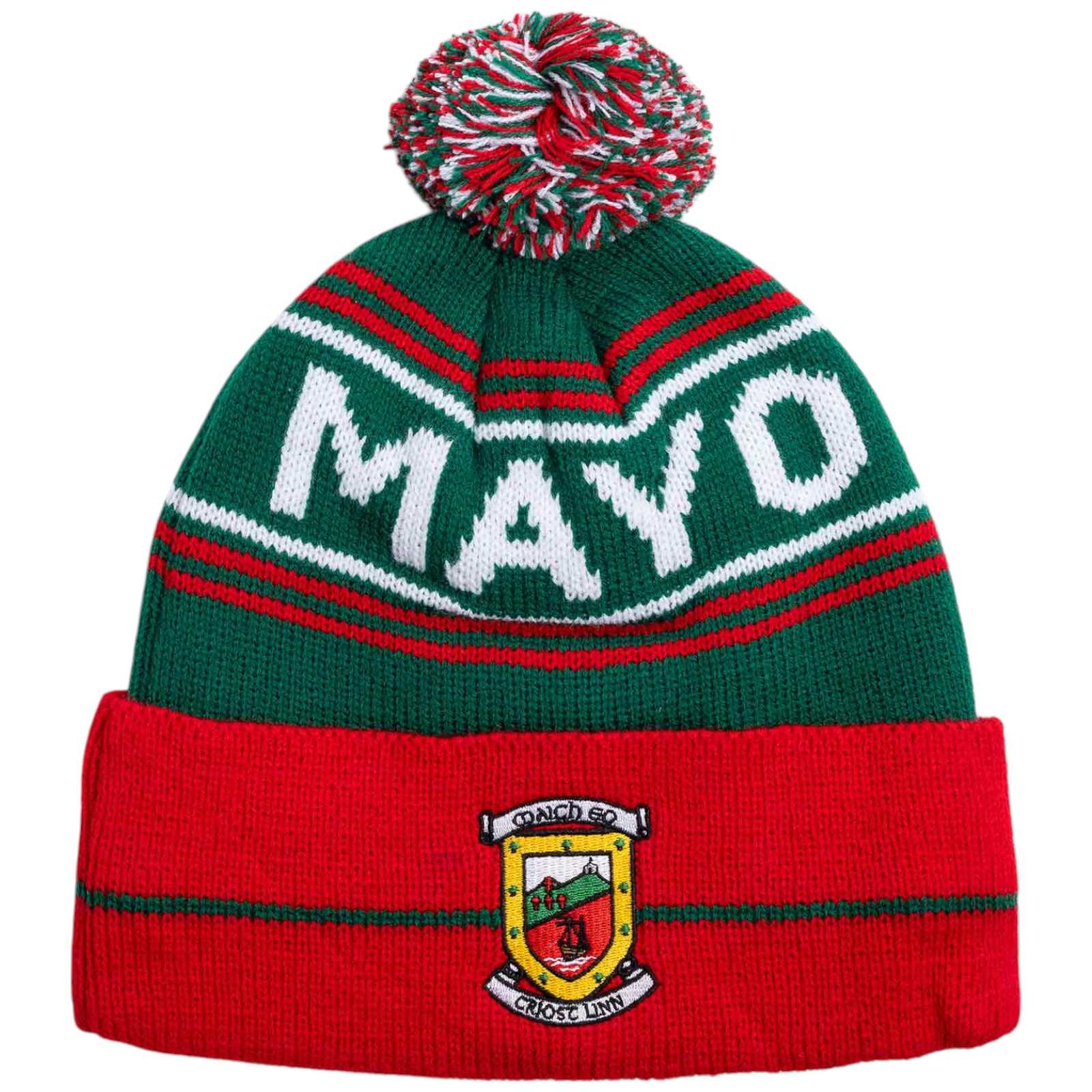 USSI Mayo GAA Football Bobble Beanie Hat