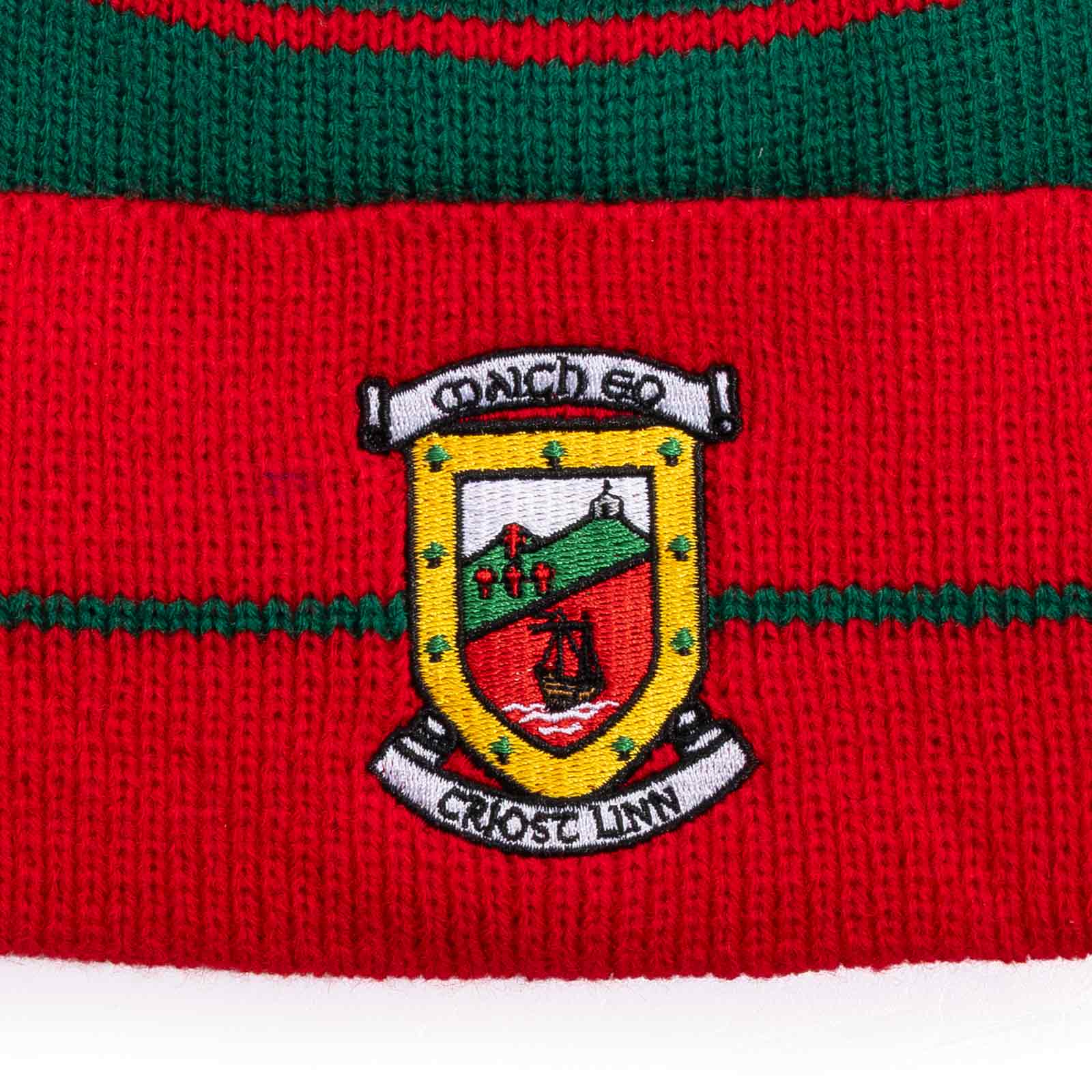 USSI Mayo GAA Football Bobble Beanie Hat - Image 3
