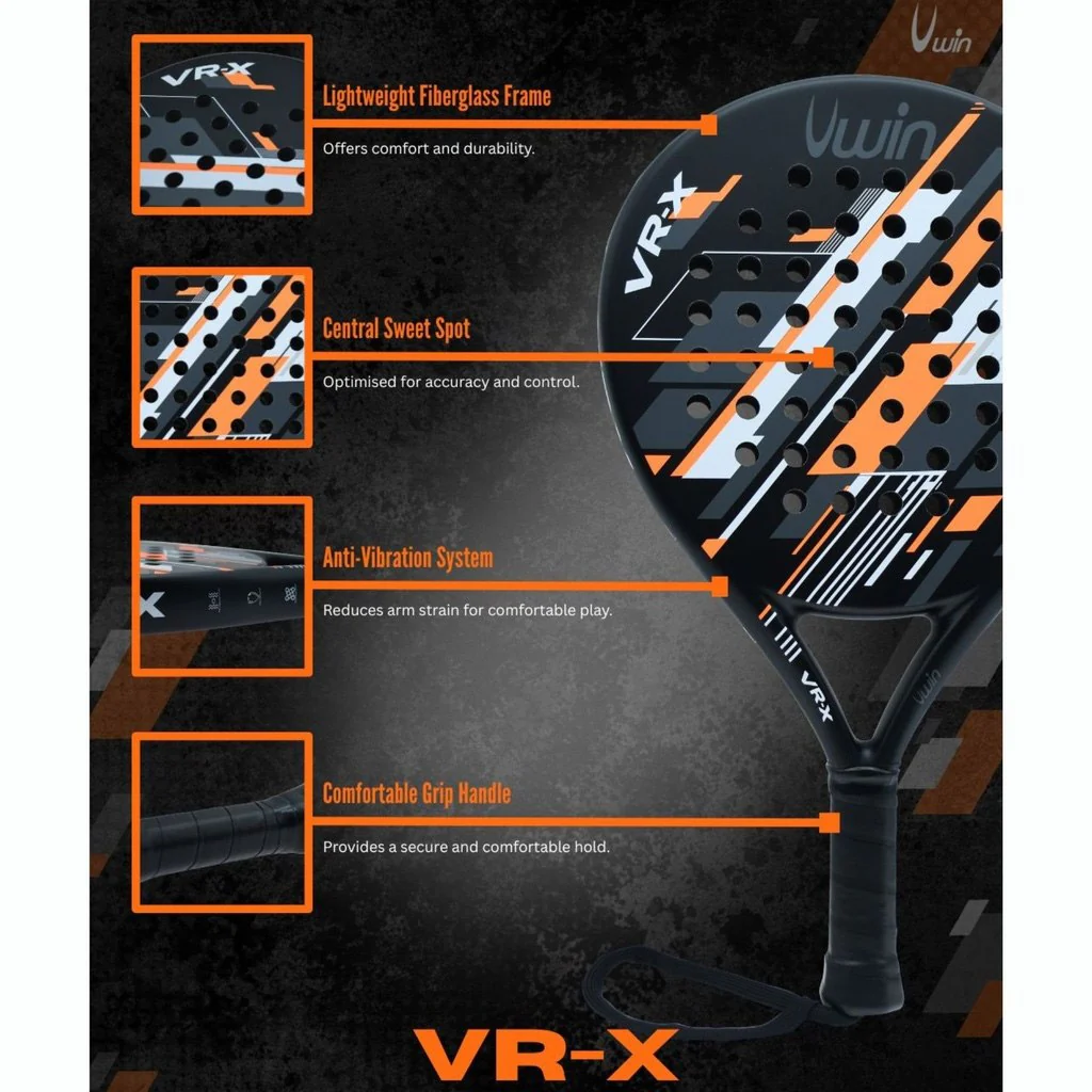 Uwin VR-X Round-Shape Junior Beginner Padel Racket - Image 9