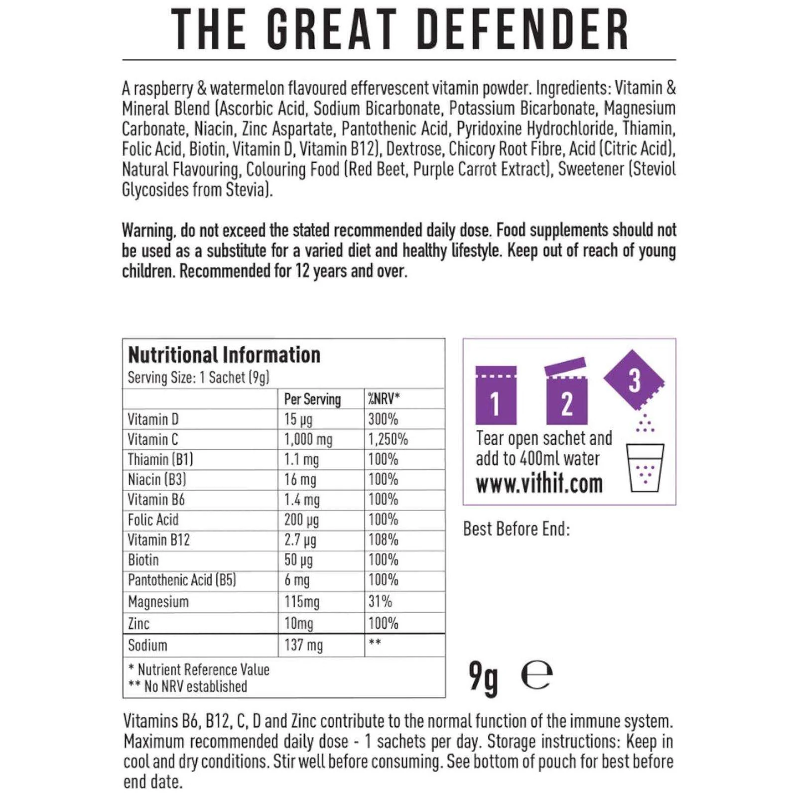 VIT HIT The Great Defender Effervescents - Image 3