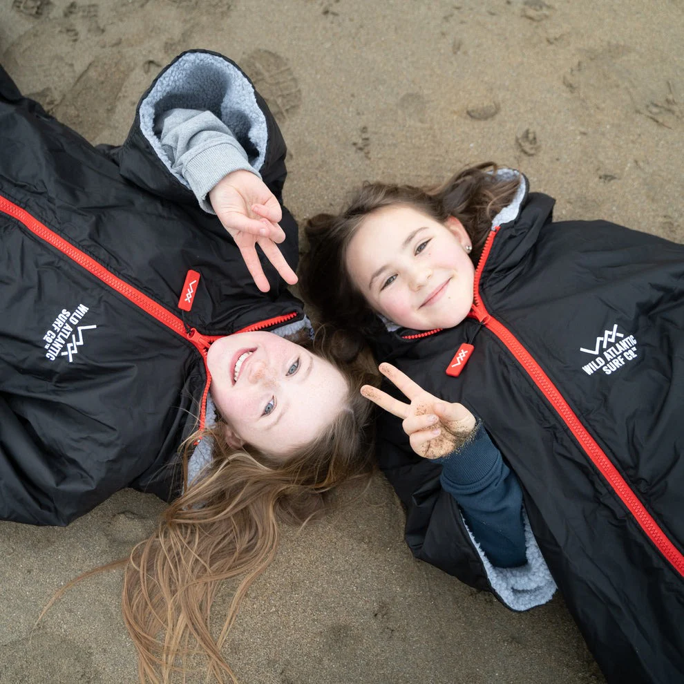 Wild Atlantic Surf Company Wet and Dry Kids Changing Robe - Image 6