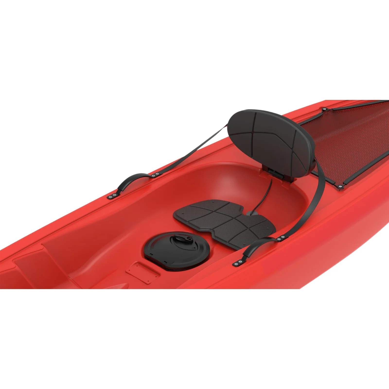 Wild Atlantic Surf 9ft Hull Design Adults Sit On Kayak - Red - Image 3