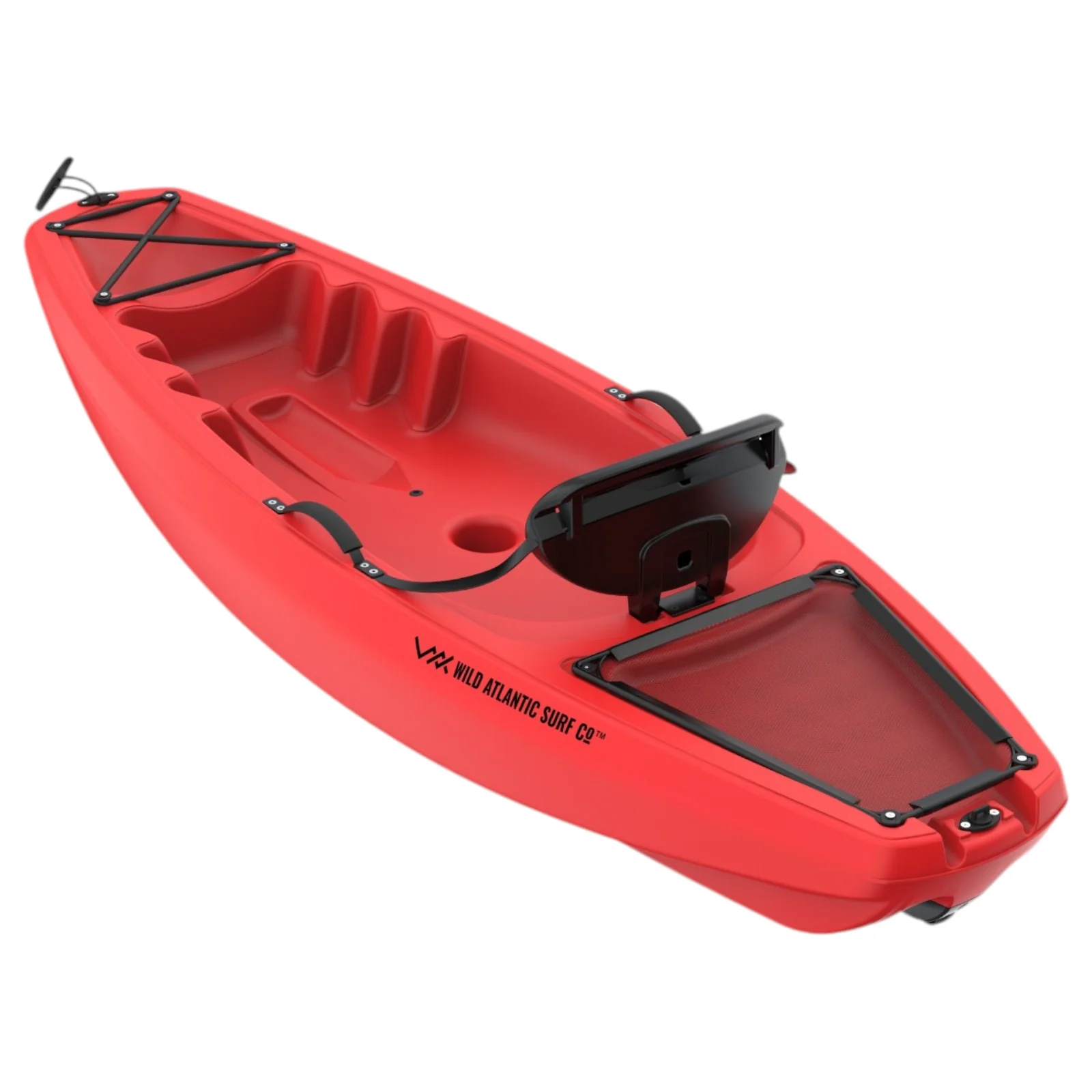 Wild Atlantic Surf Hull Design Kids 6ft Sit On Kayak - Red