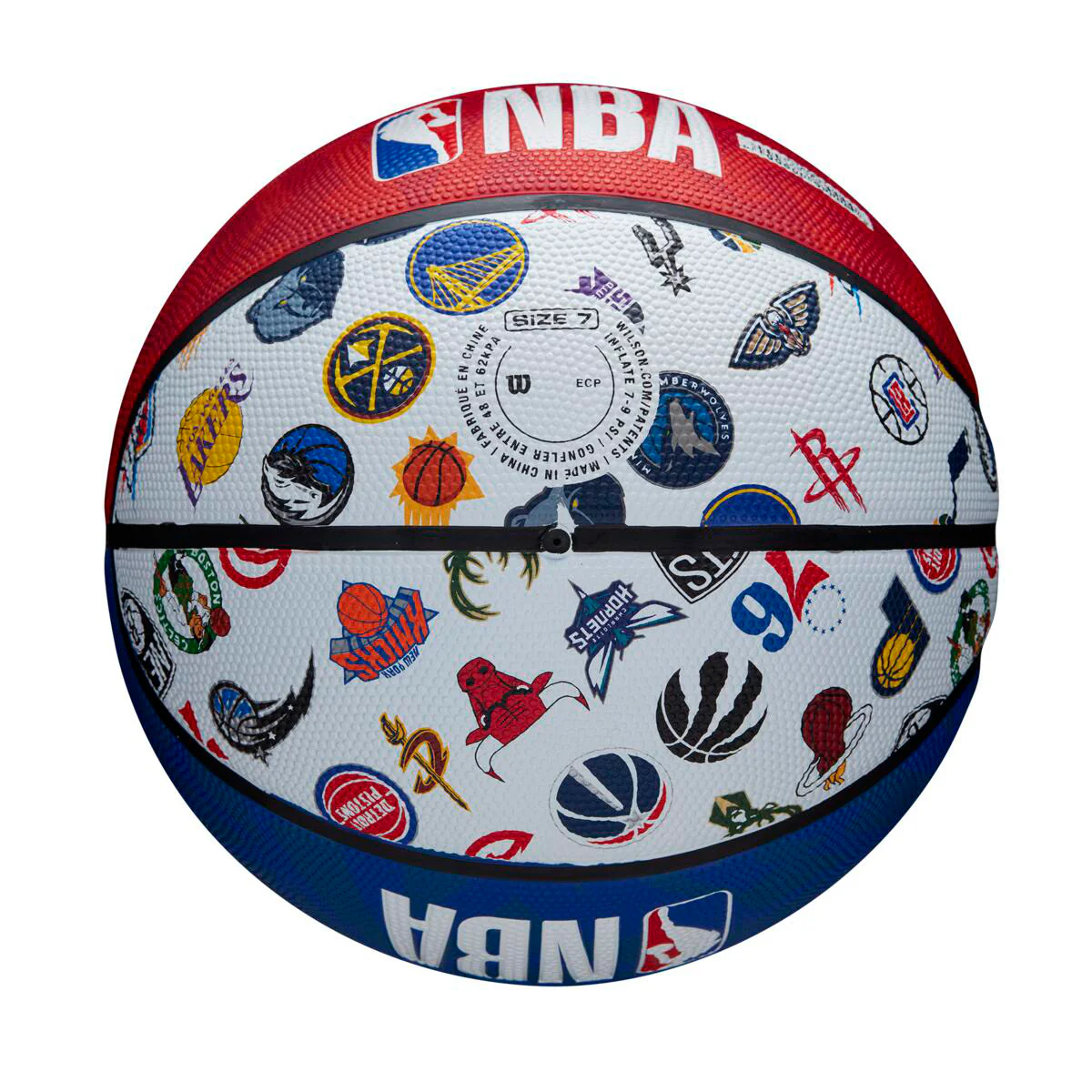 Wilson NBA All Team Red, White & Blue Basketball - Image 5