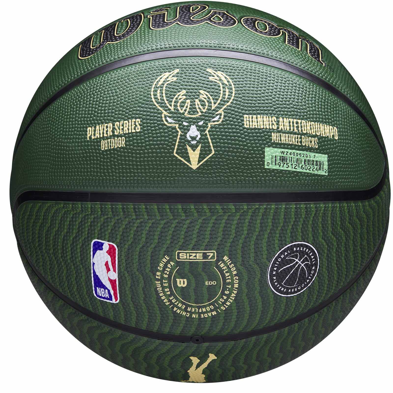 Wilson NBA Giannis Outdoor Basketball - Size 7 - Image 6