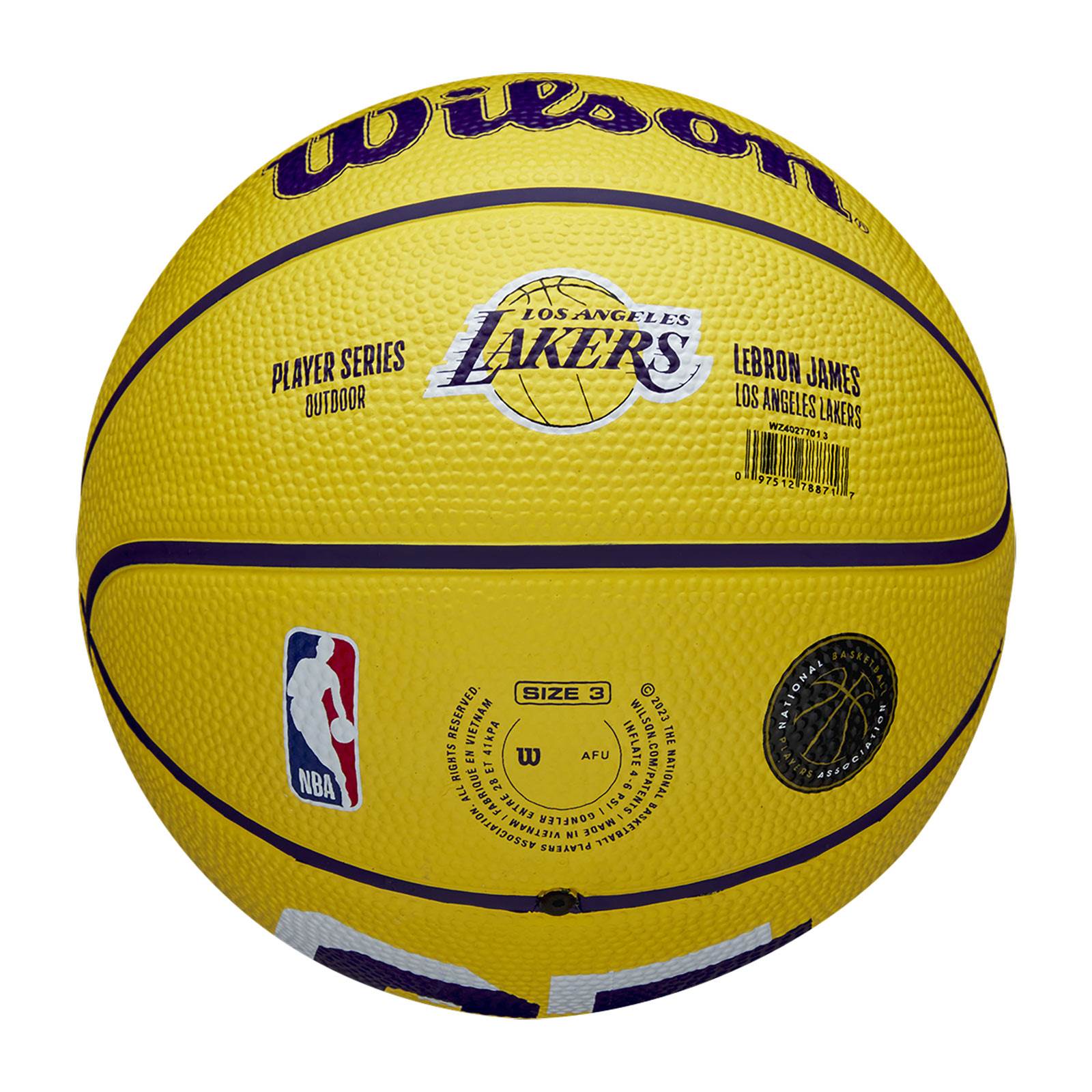 Wilson NBA Icon Mini Basketball - LeBron James - Image 6