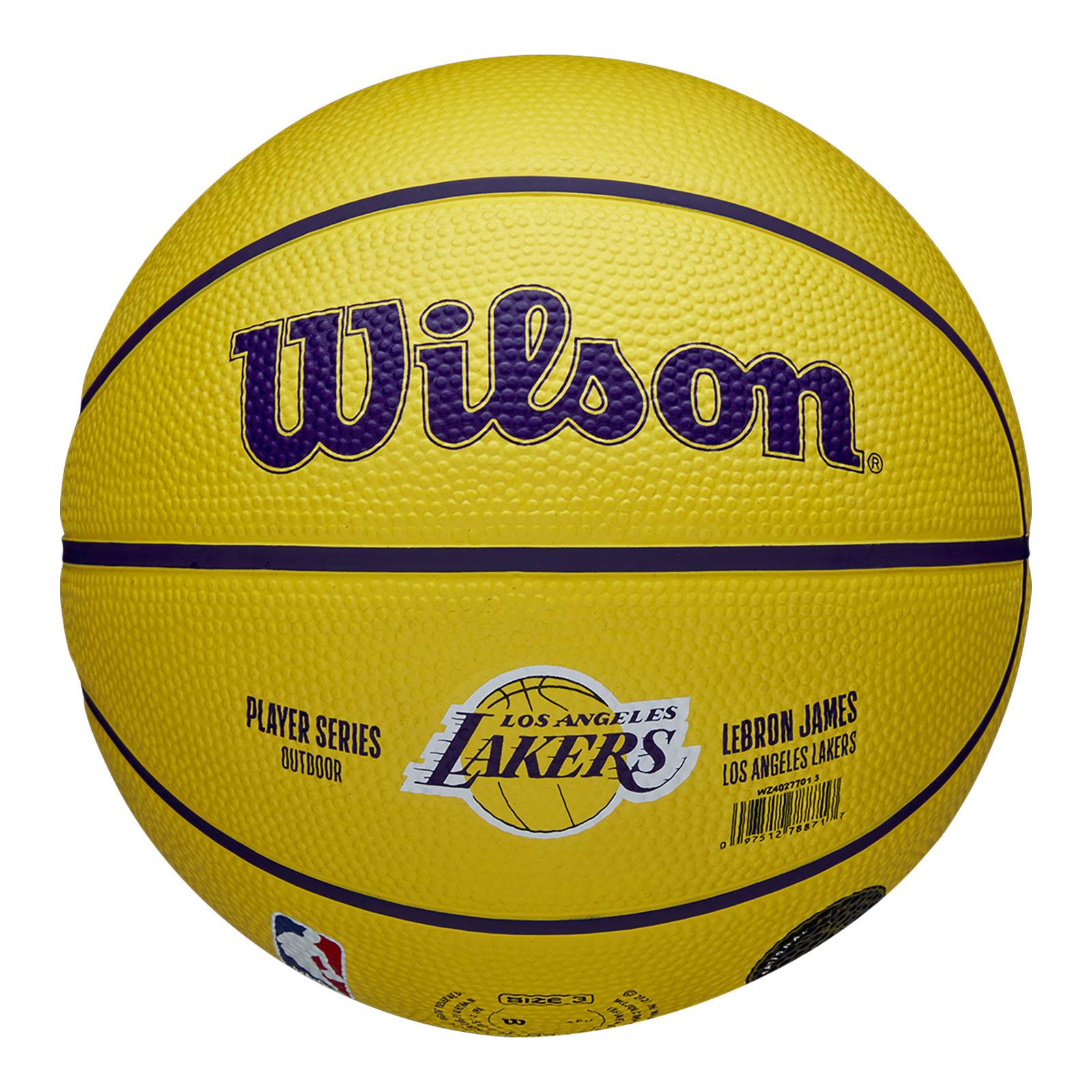 Wilson NBA Icon Mini Basketball - LeBron James - Image 7