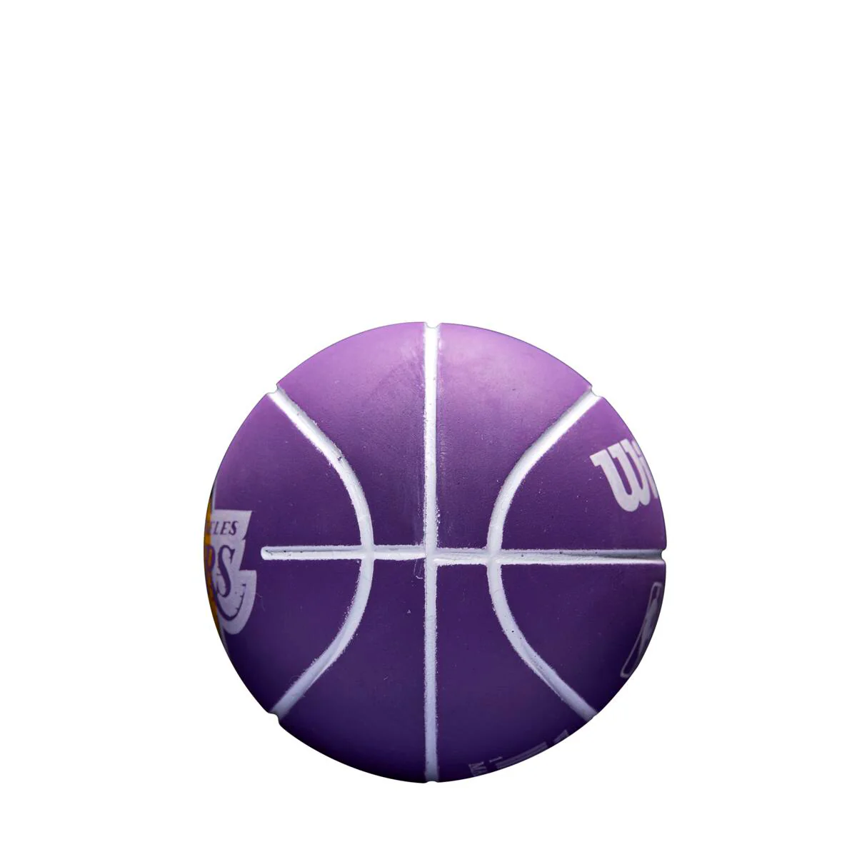 Wilson NBA Mini Dribbler La Lakers Purple - Image 3