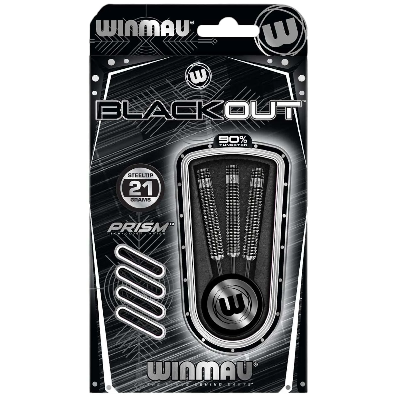 Winmau Blackout 90% Tungsten Alloy 21G Darts - Image 3