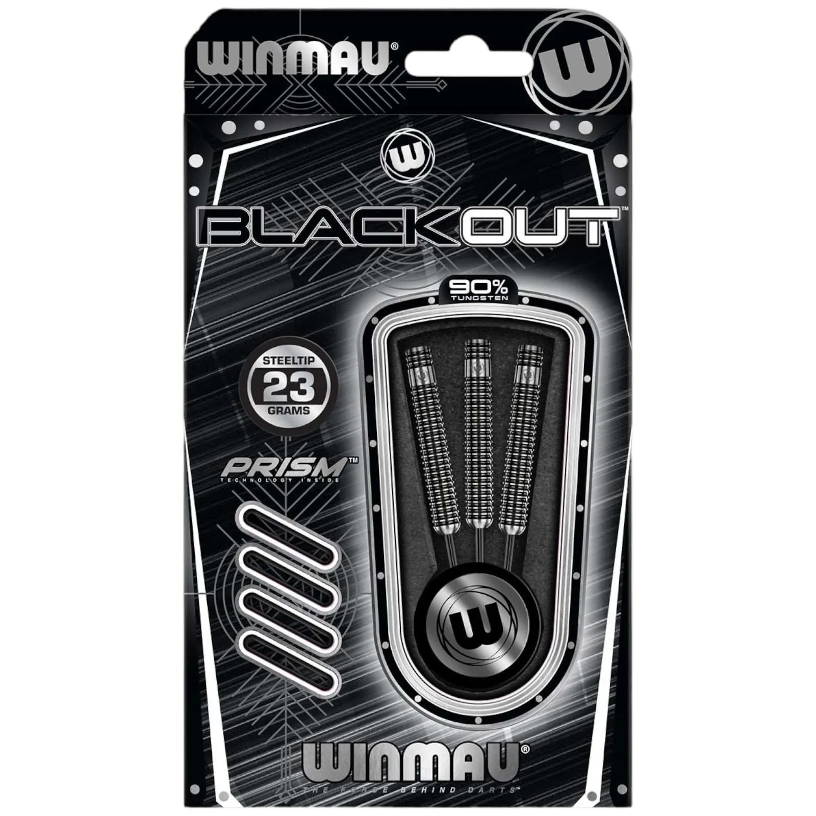 Winmau Blackout 90% Tungsten Alloy 23G Darts - Image 3