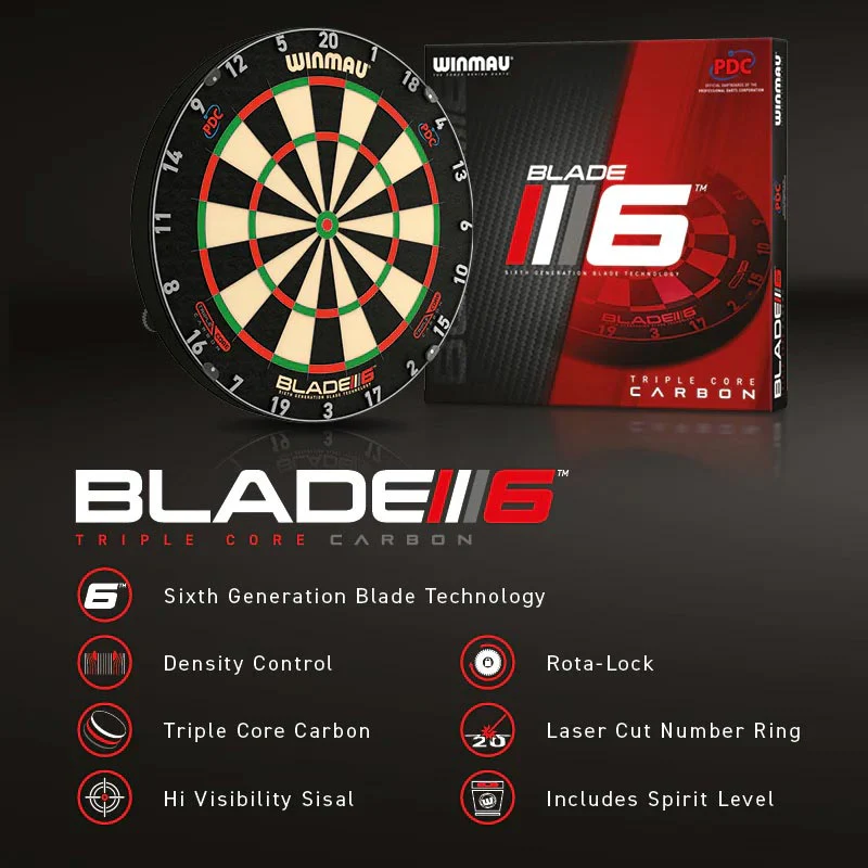 Winmau Blade 6 Triple Core Dartboard - Image 3