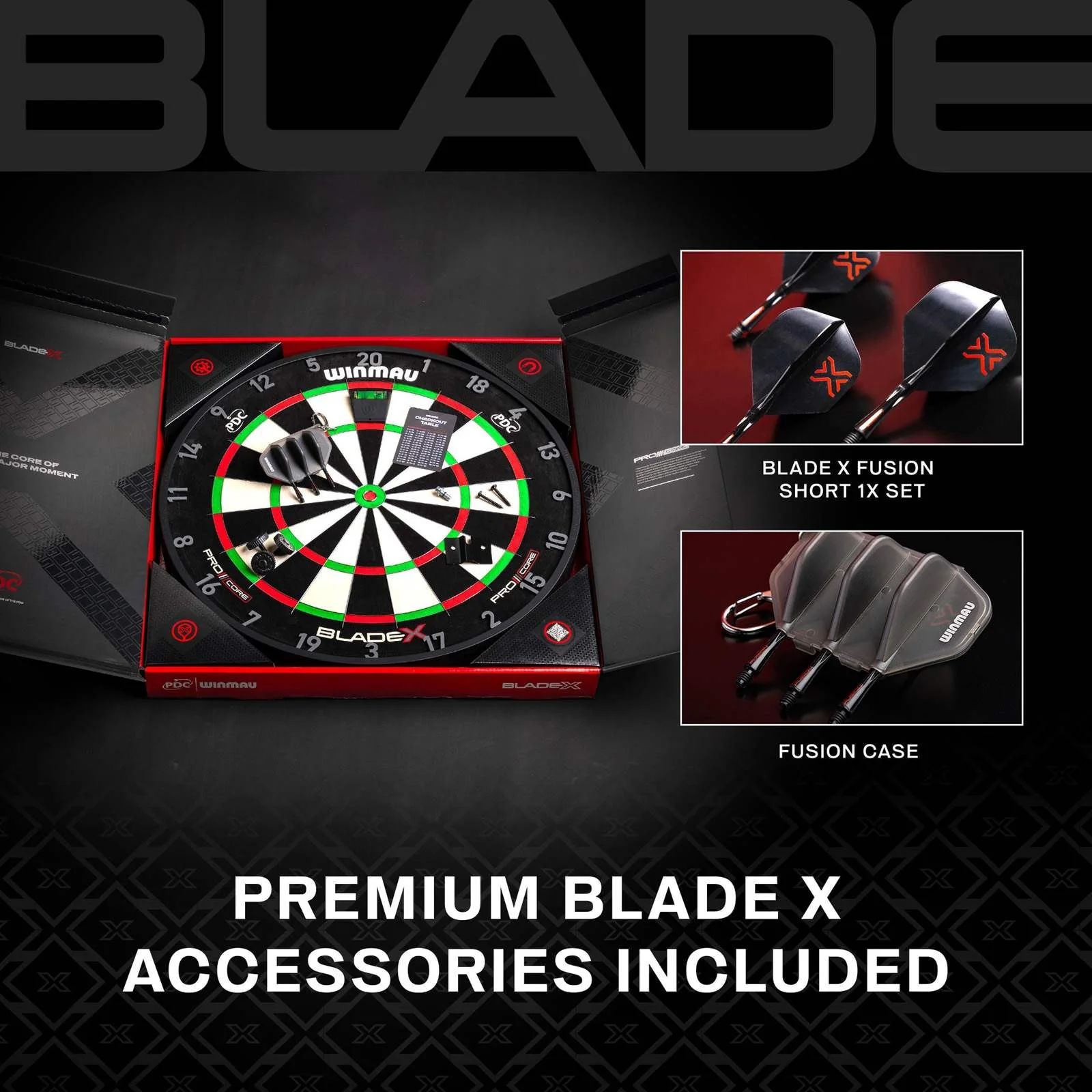 Winmau Blade X Official PDC Competition Premium Dartboard - Image 3
