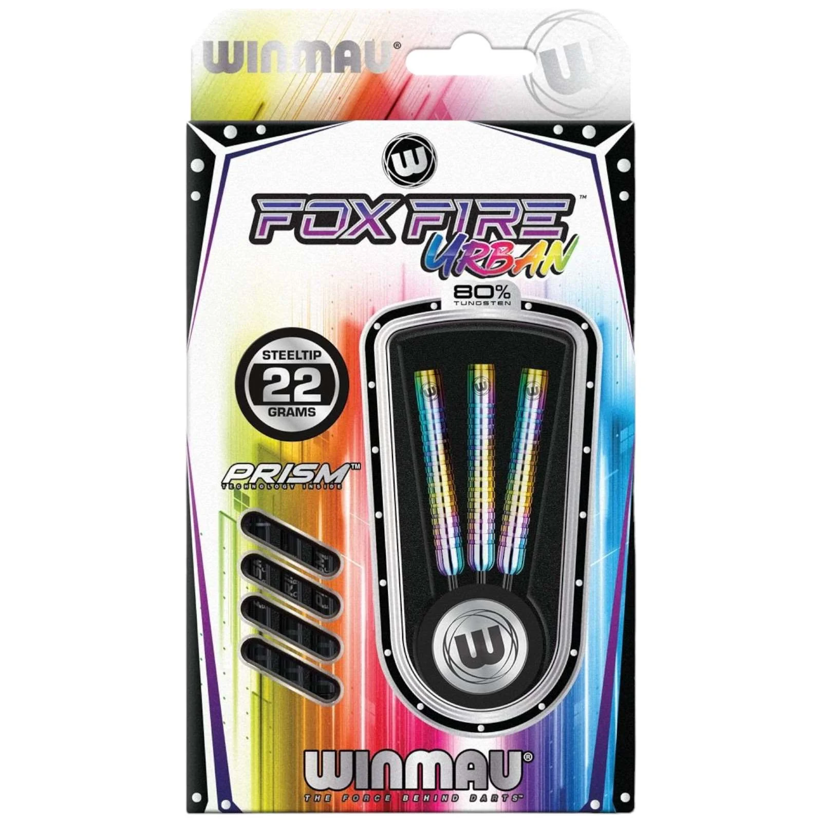 Winmau Foxfire Urban 80% Tungsten Alloy 22G Darts - Image 3