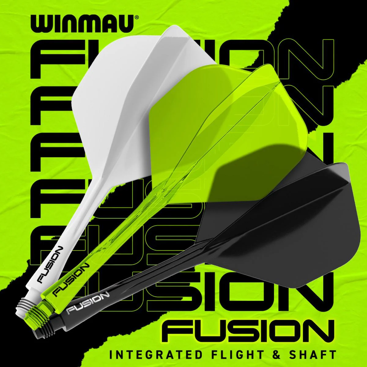 Winmau Fusion Integrated Flight & Shaft - Short - Image 5