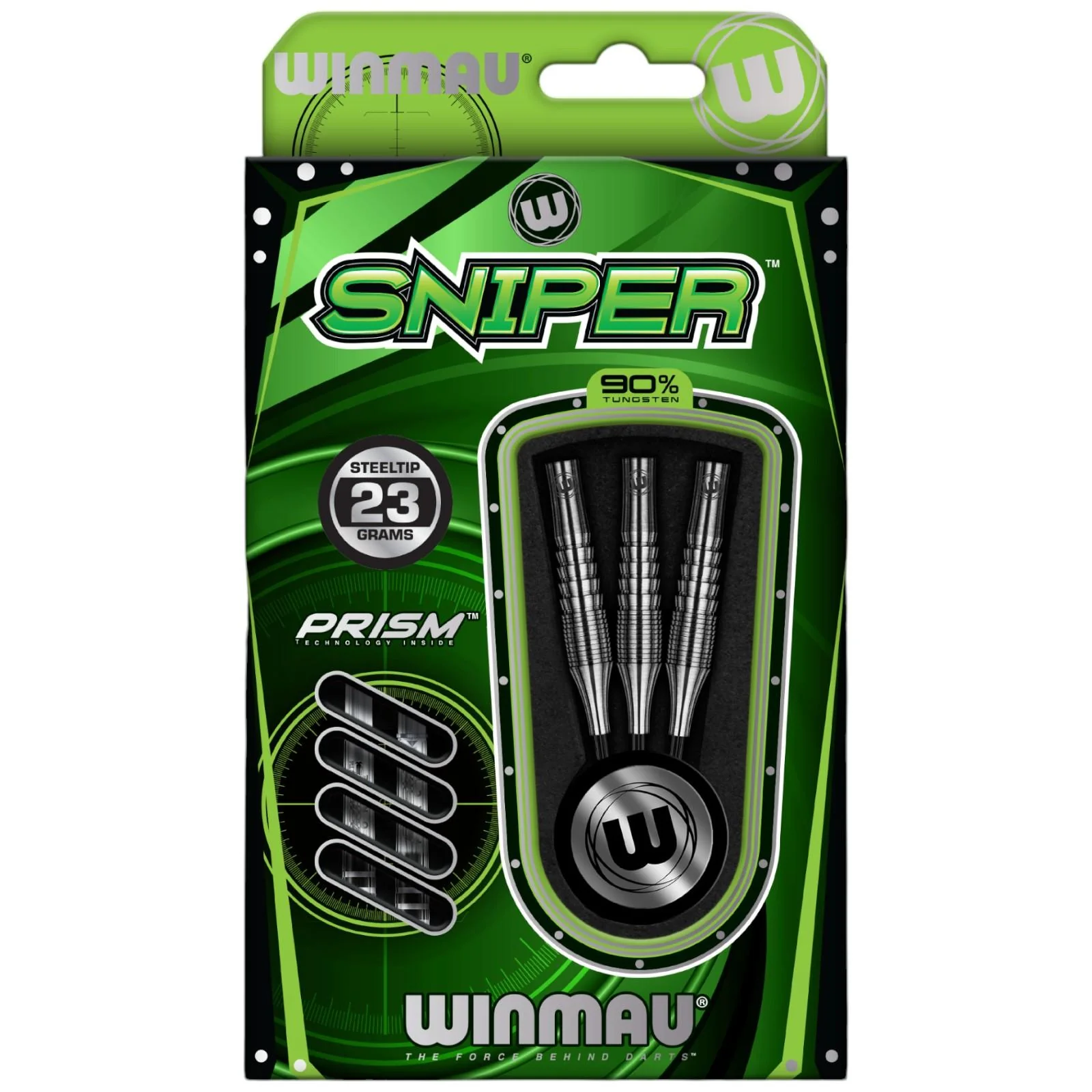 Winmau Sniper 90% Tungsten Barrel 23G Steel Tip Darts - Image 3