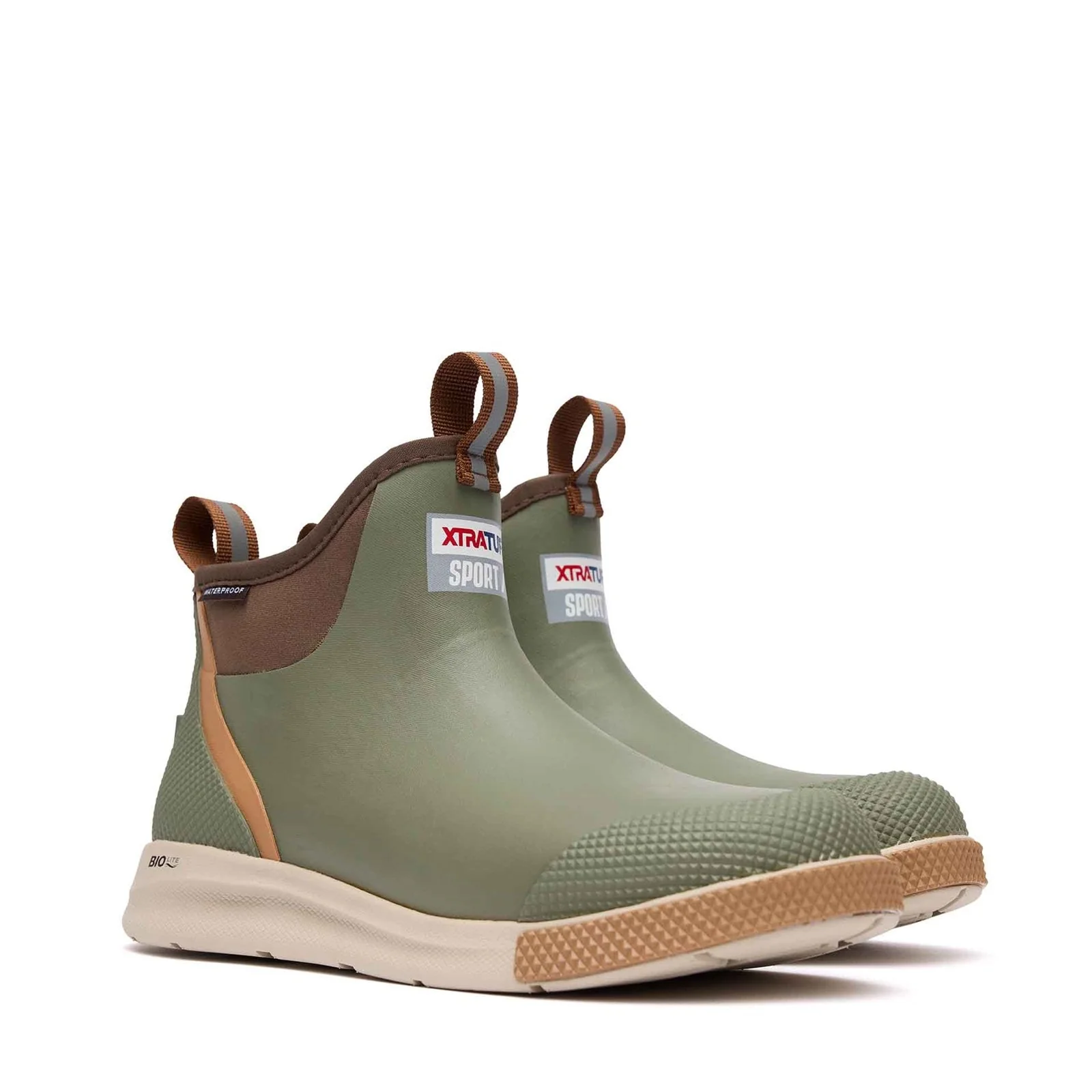 Xtratuf Mens Ankle Deck Boot Sport Olive - Image 5