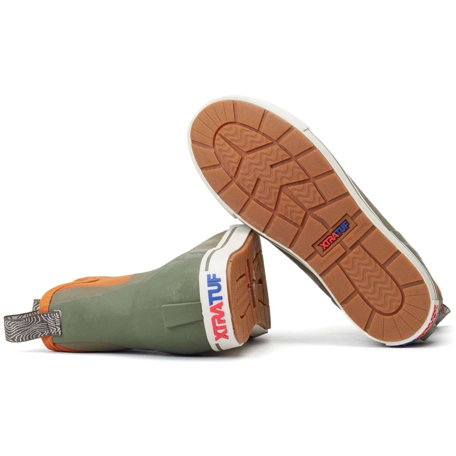 Xtratuf Mens Ankle Deck Camp Boot Olive - Image 3