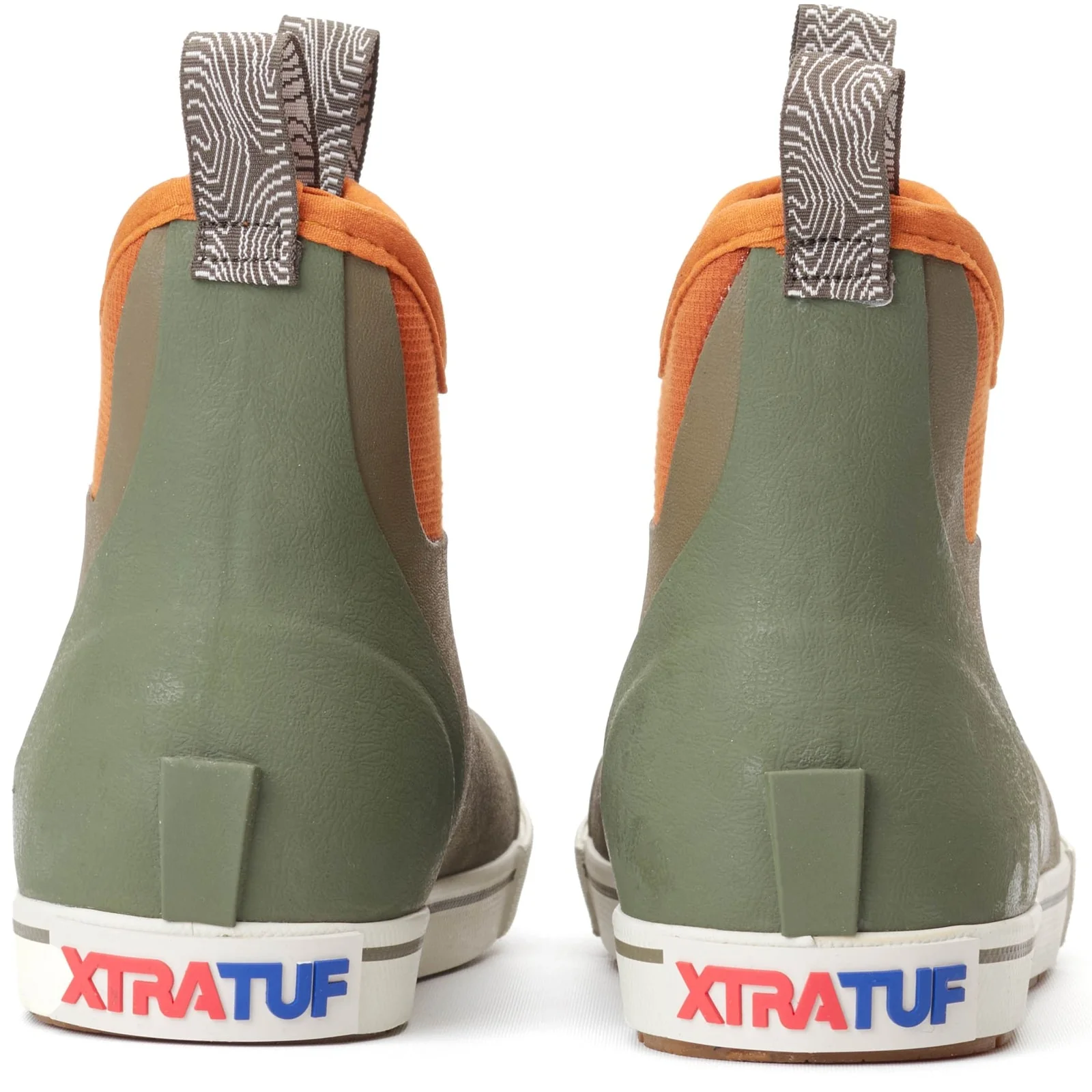 Xtratuf Mens Ankle Deck Camp Boot Olive - Image 4