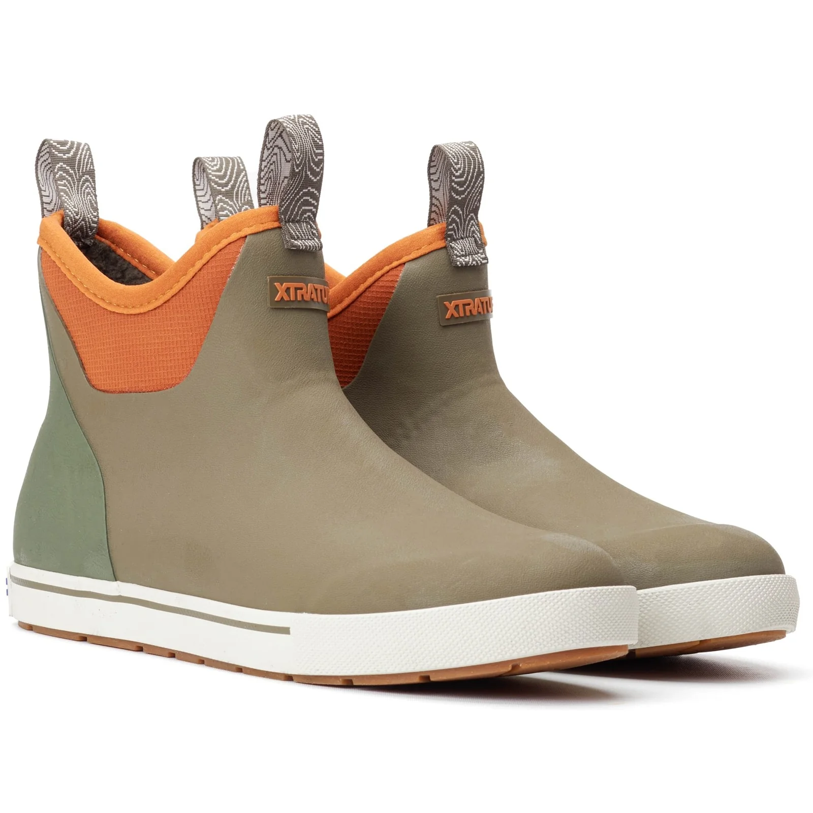 Xtratuf Mens Ankle Deck Camp Boot Olive - Image 5