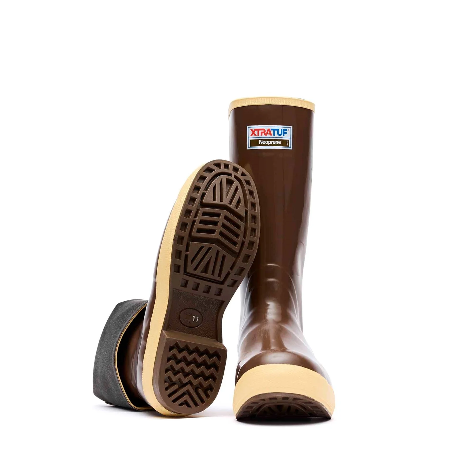 Xtratuf Mens Legacy 15" Plain Toe Copper/Tan - Image 3